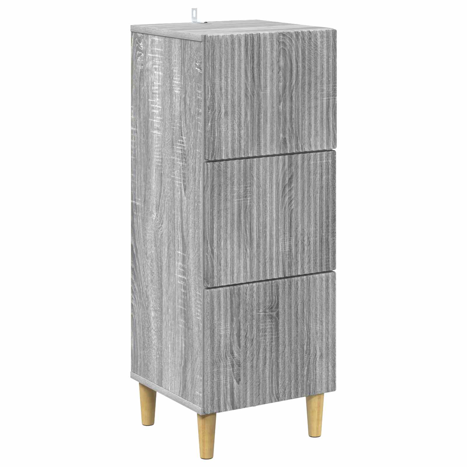 vidaXL Ladenkast Zwart 33 x 34,5 x 90 cm Bewerkt hout