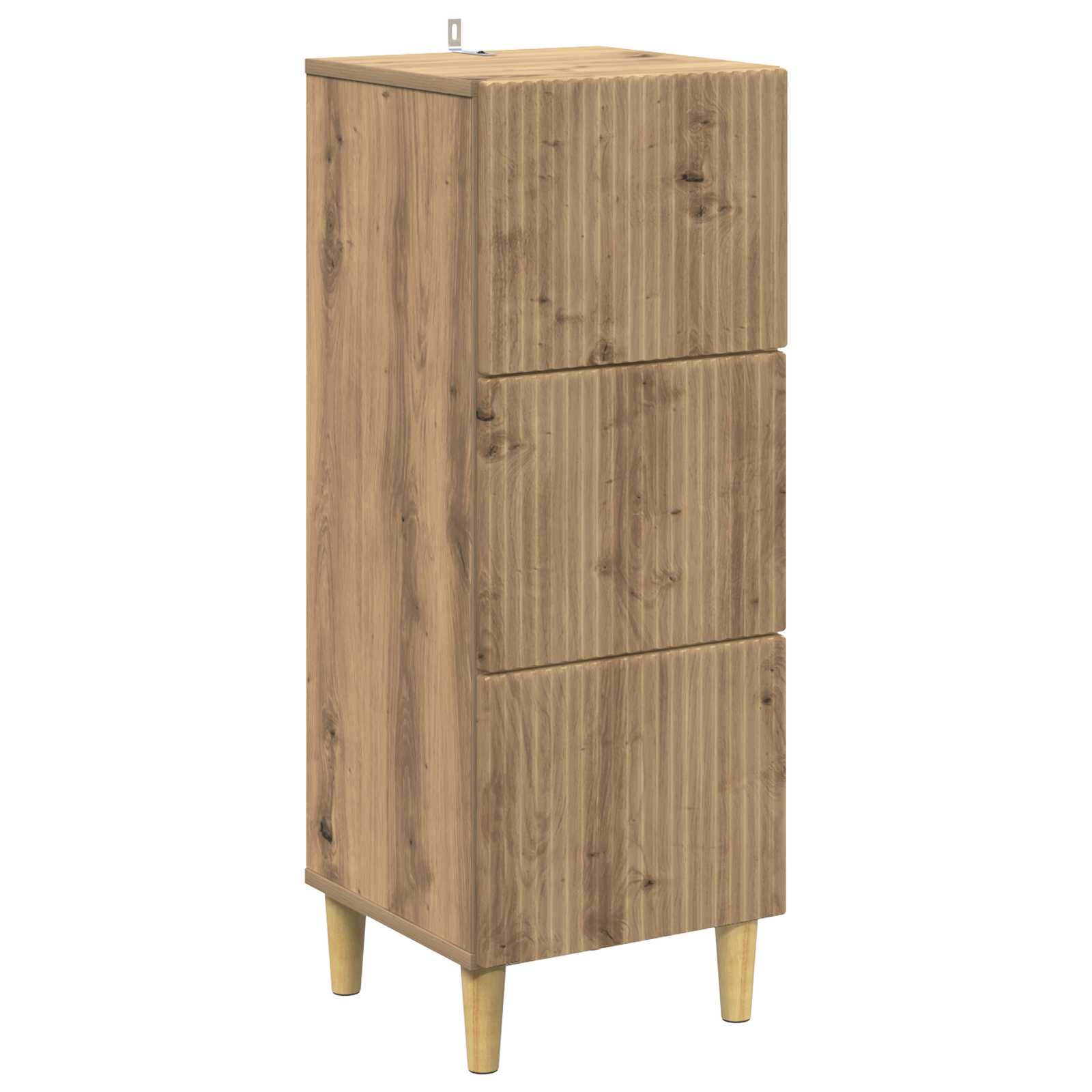 vidaXL Ladenkast Zwart 33 x 34,5 x 90 cm Bewerkt hout