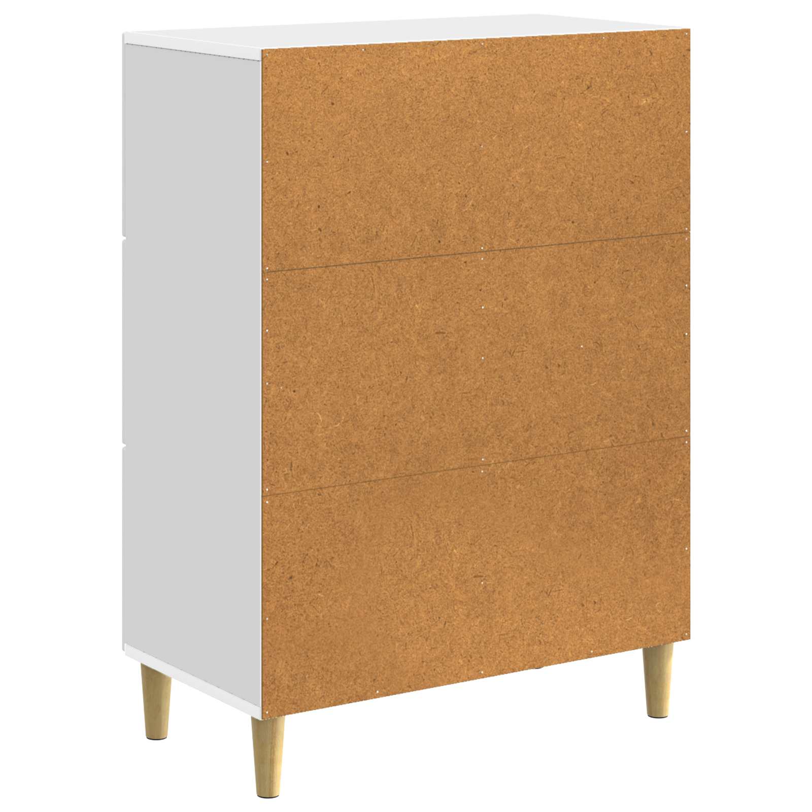 vidaXL Dressoir met lade Zwart 66 x 34,5 x 90 cm Bewerkt hout