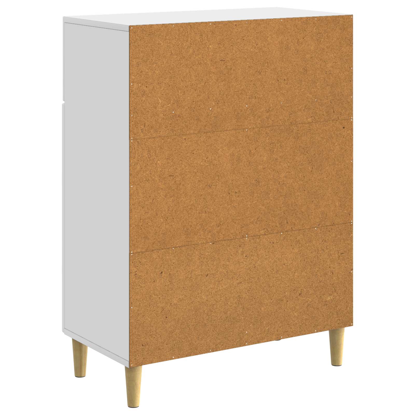 vidaXL Dressoir met lade Zwart 66 x 34,5 x 90 cm Bewerkt hout