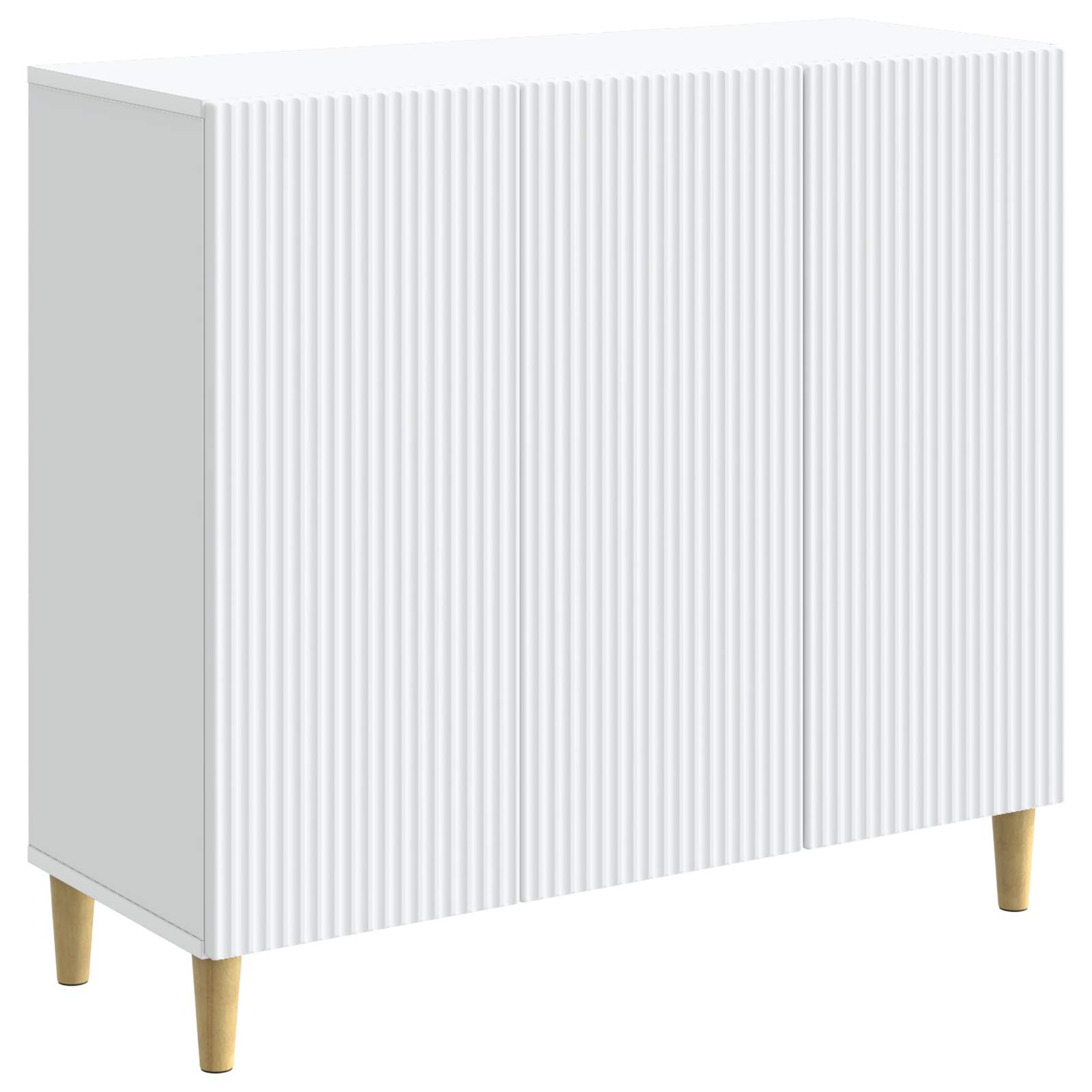 vidaXL Dressoir Zwart 89 x 34,5 x 80 cm Bewerkt hout