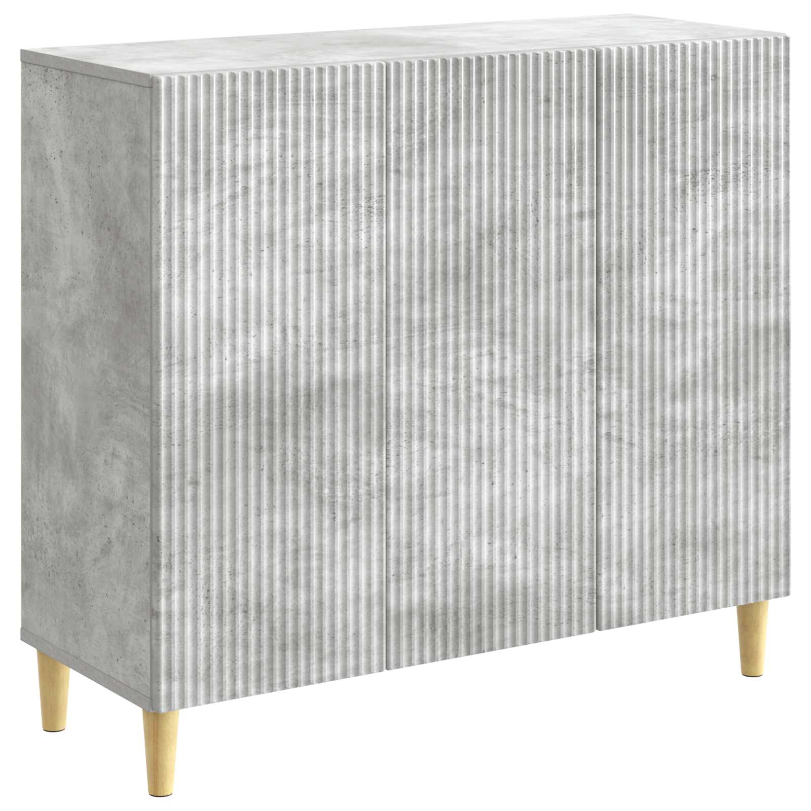 vidaXL Dressoir Zwart 89 x 34,5 x 80 cm Bewerkt hout