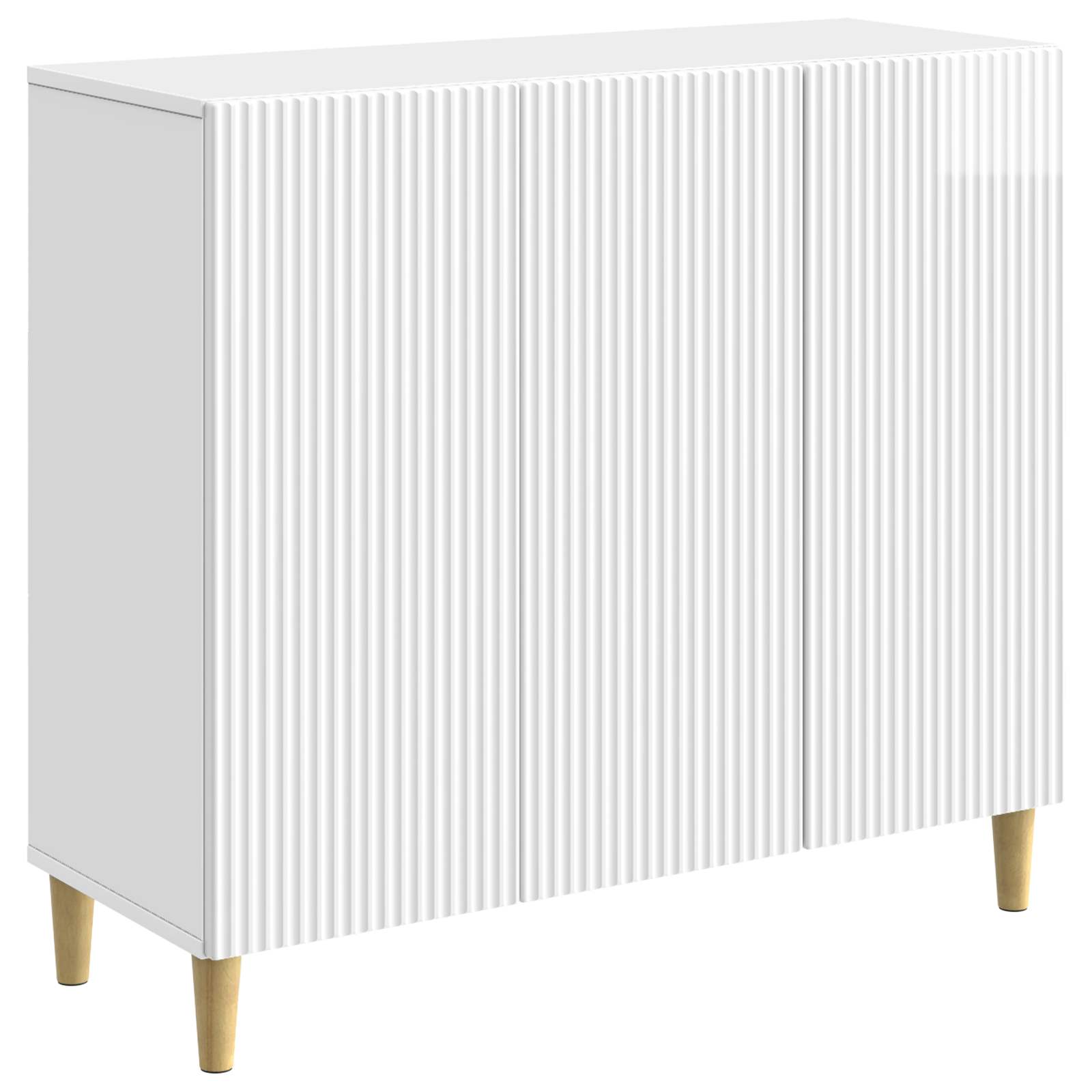 vidaXL Dressoir Zwart 89 x 34,5 x 80 cm Bewerkt hout