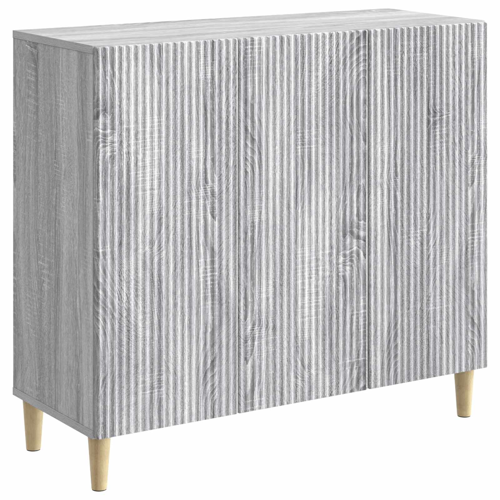 vidaXL Dressoir Zwart 89 x 34,5 x 80 cm Bewerkt hout