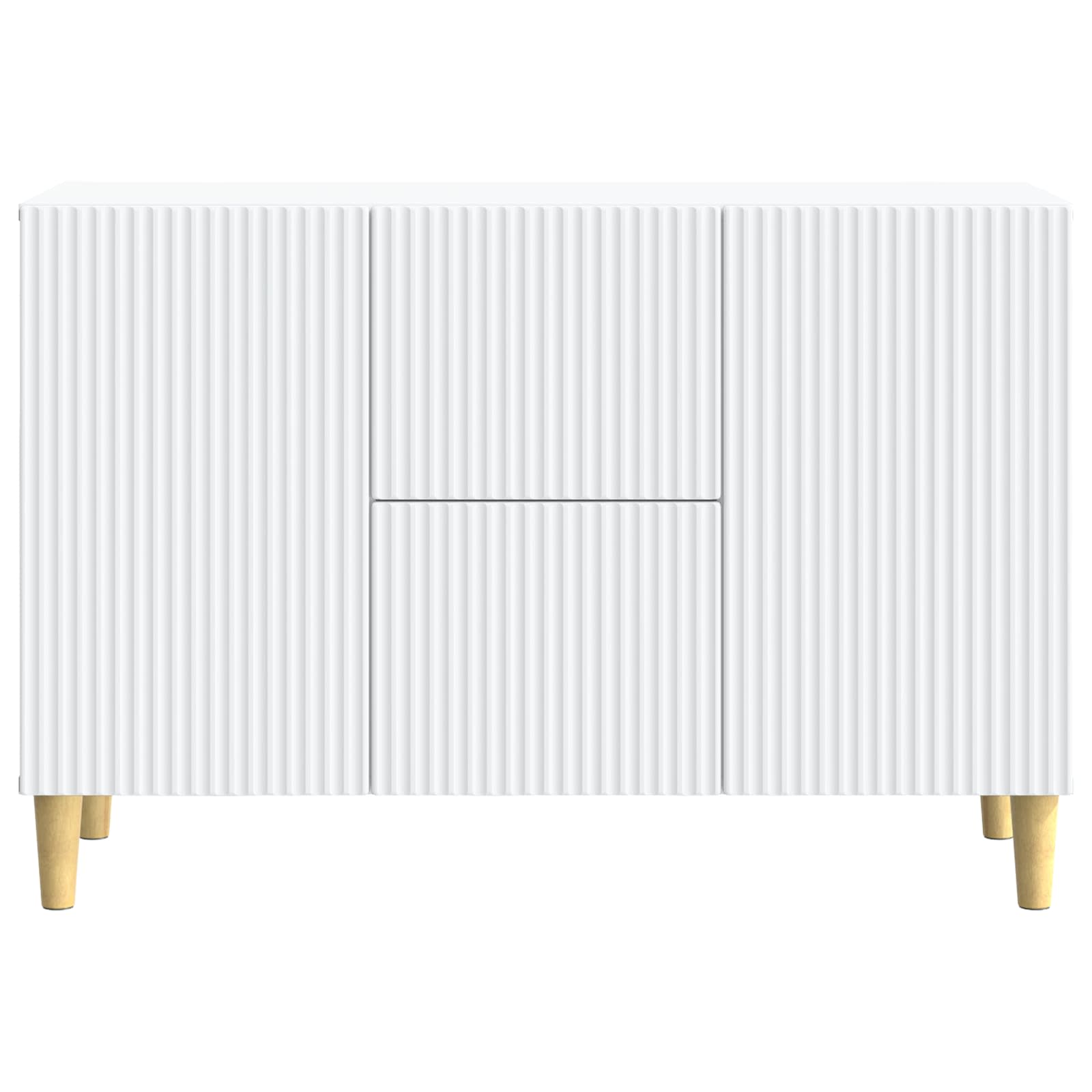 vidaXL Dressoir met lade Zwart 89 x 34,5 x 60 cm Bewerkt hout