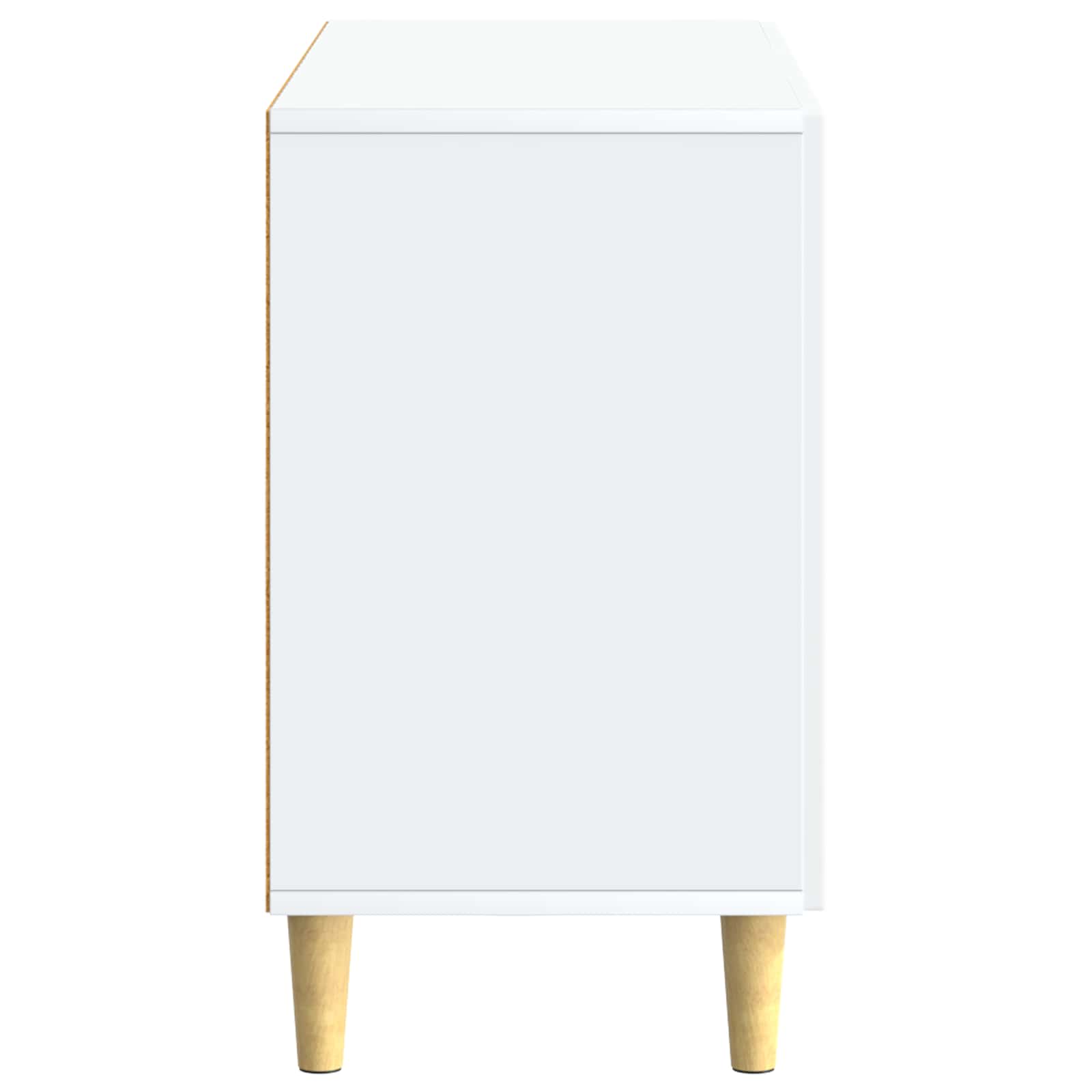 vidaXL Dressoir met lade Zwart 89 x 34,5 x 60 cm Bewerkt hout