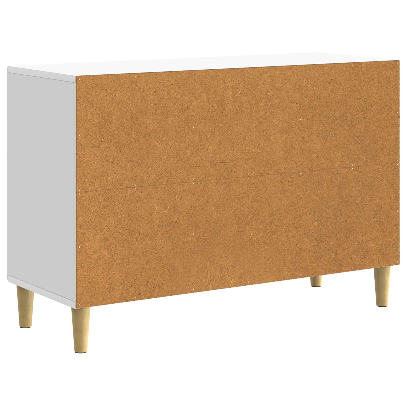 vidaXL Dressoir met lade Zwart 89 x 34,5 x 60 cm Bewerkt hout