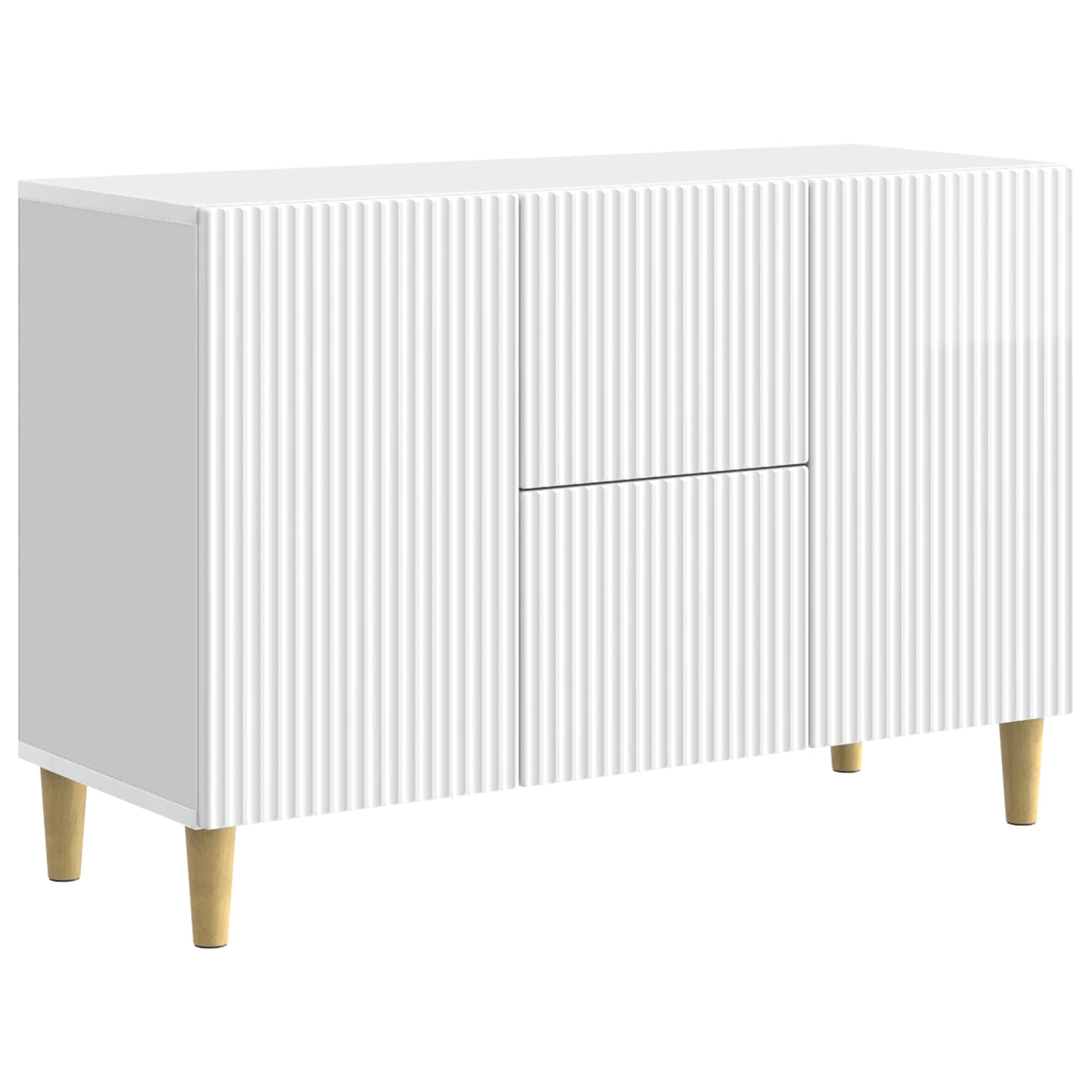 vidaXL Dressoir met lade Zwart 89 x 34,5 x 60 cm Bewerkt hout
