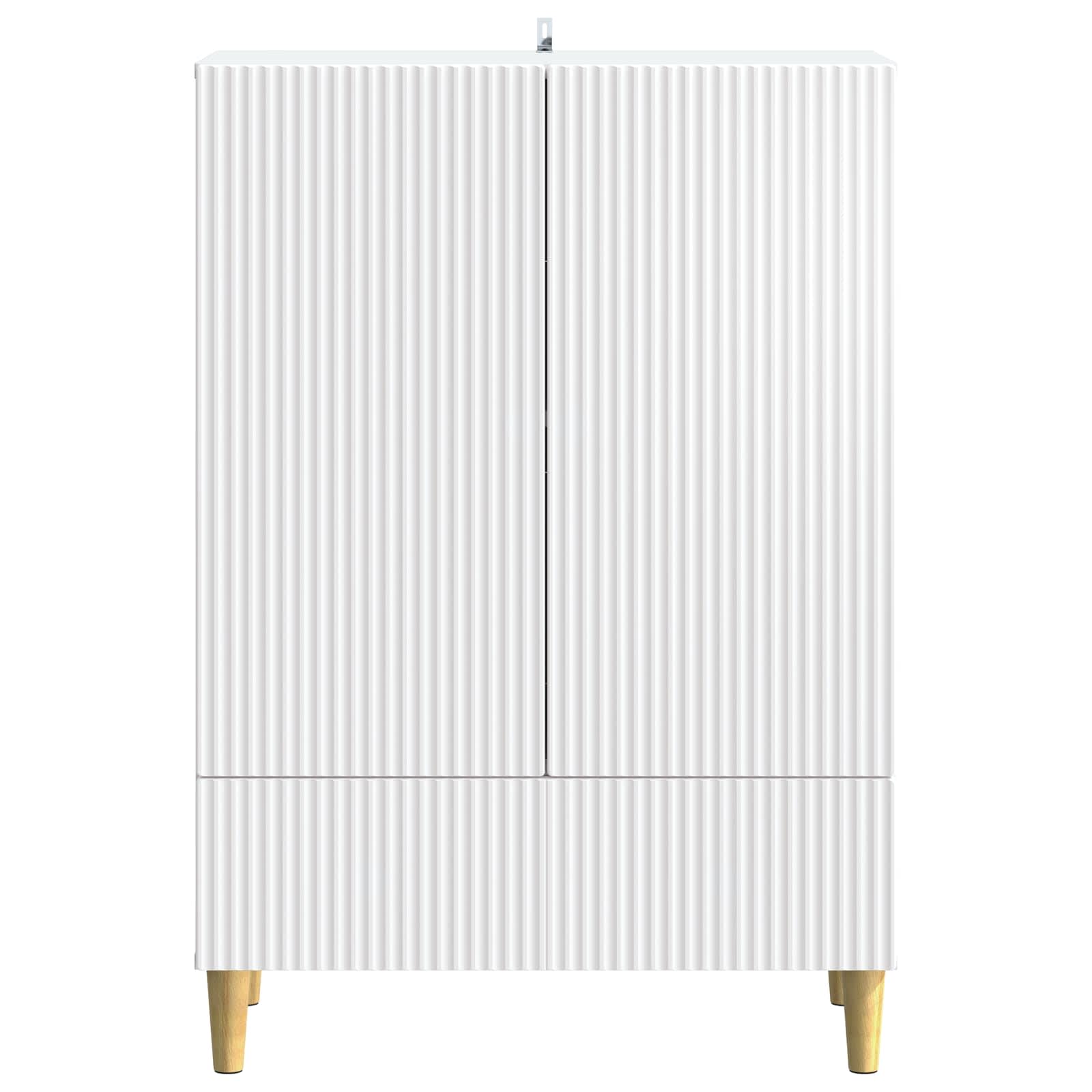vidaXL Dressoir met lade Zwart 66 x 34,5 x 95 cm Bewerkt hout