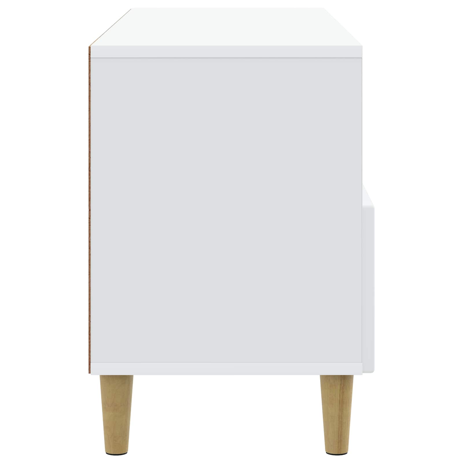 vidaXL TV-kast met lade Zwart 102 x 34,5 x 50 cm Bewerkt hout