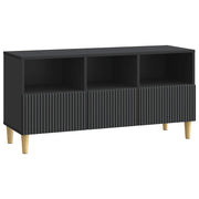 vidaXL TV-kast met lade Zwart 102 x 34,5 x 50 cm Bewerkt hout