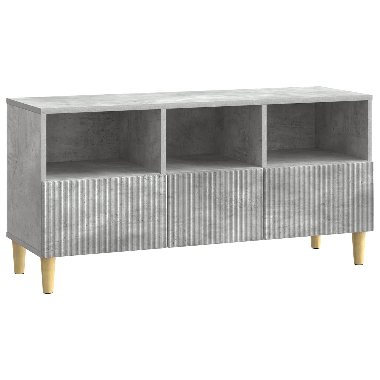 vidaXL TV-kast met lade Zwart 102 x 34,5 x 50 cm Bewerkt hout