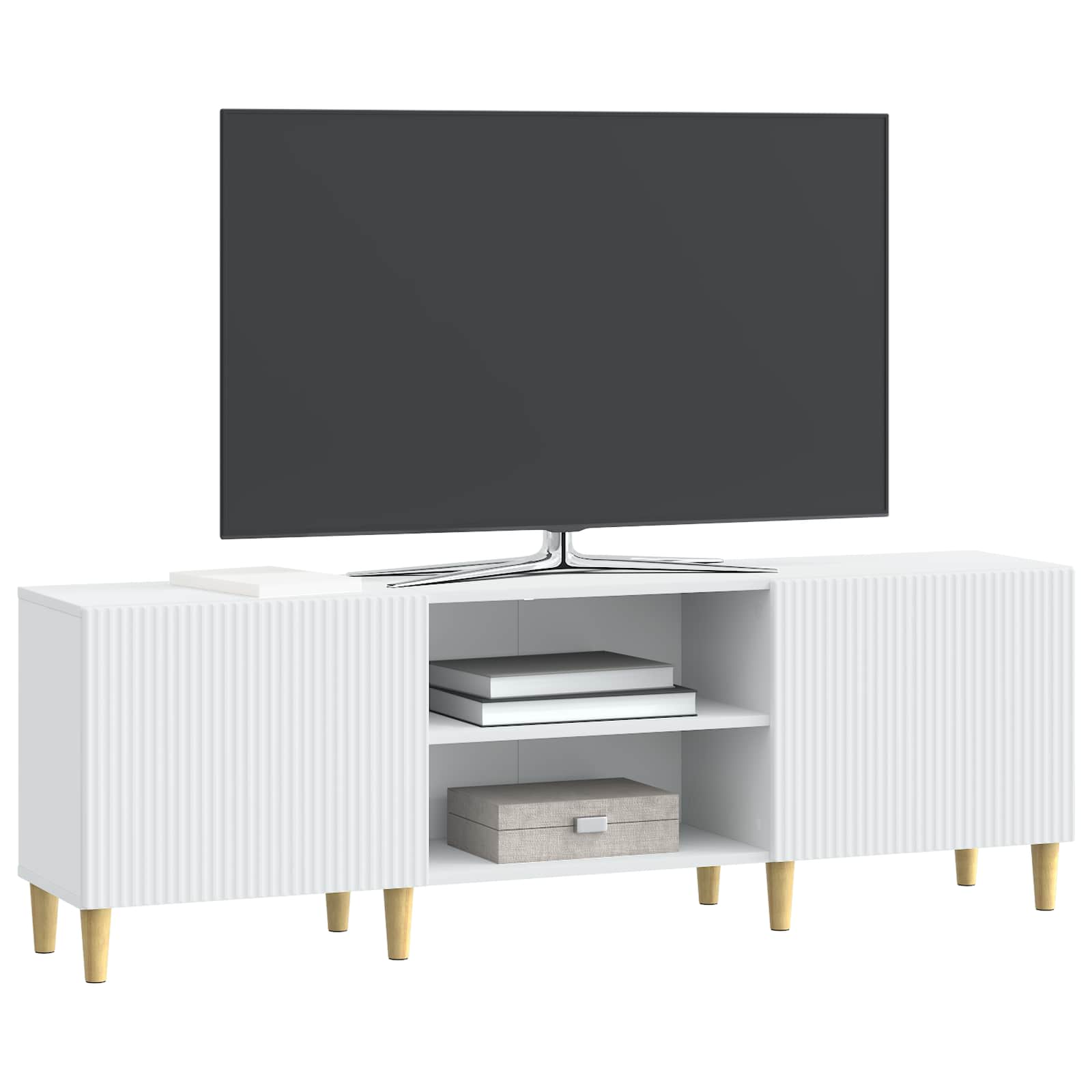 vidaXL TV-kast Zwart 150 x 31 x 50 cm Bewerkt hout