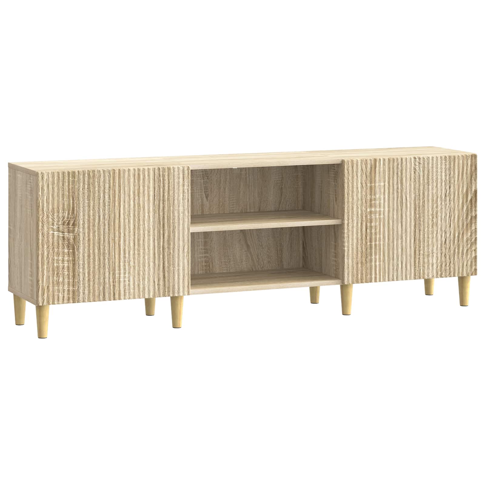 vidaXL TV-kast Zwart 150 x 31 x 50 cm Bewerkt hout