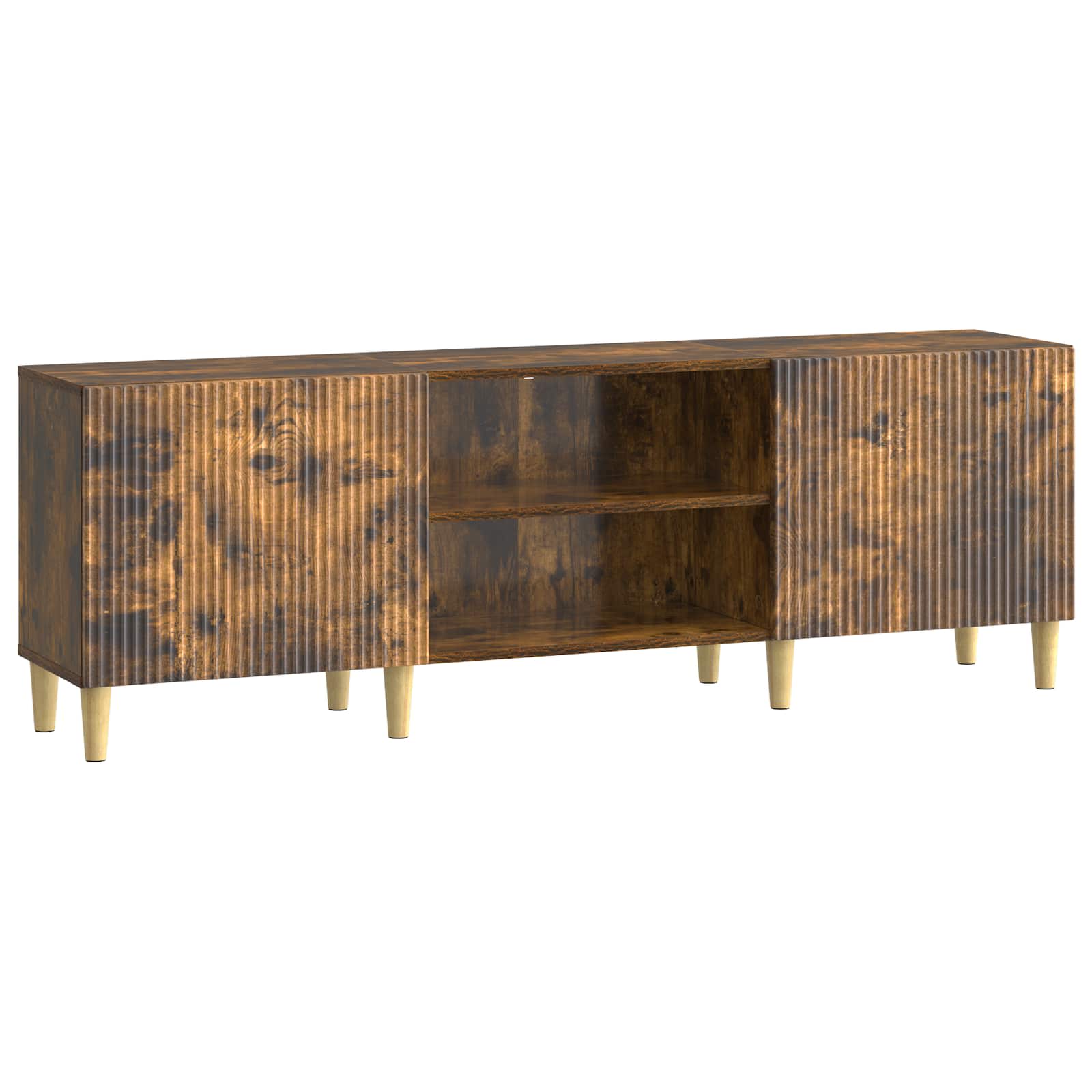 vidaXL TV-kast Zwart 150 x 31 x 50 cm Bewerkt hout
