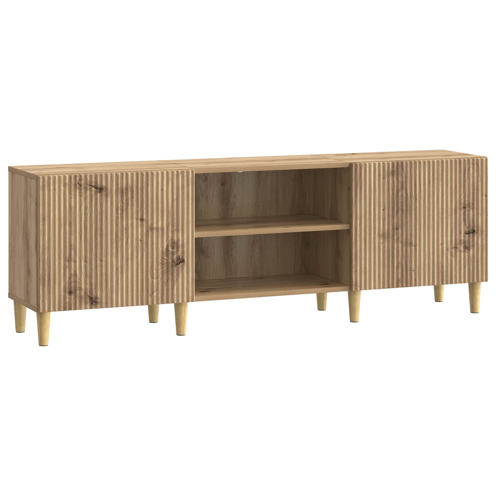 vidaXL TV-kast Zwart 150 x 31 x 50 cm Bewerkt hout