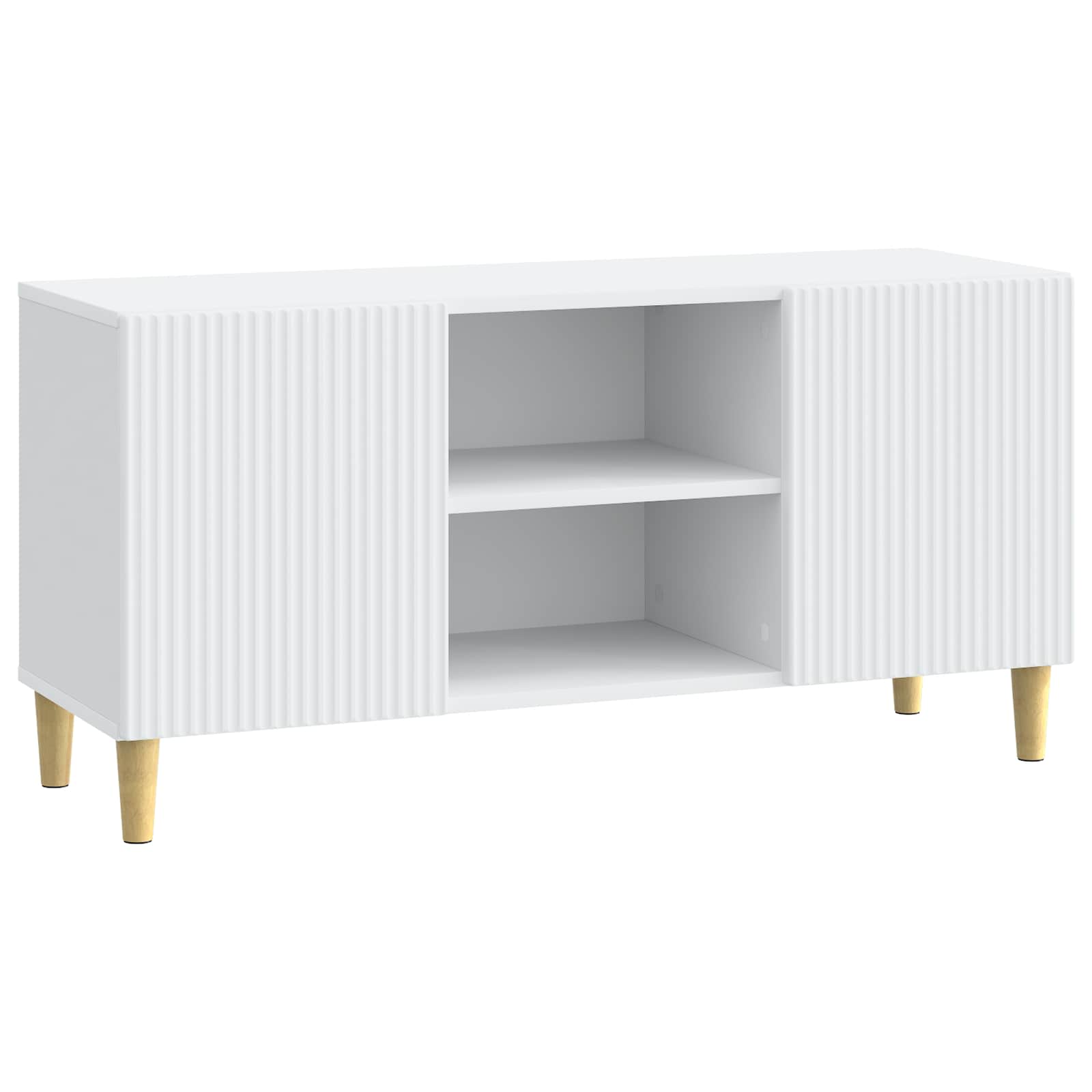 vidaXL TV-kast Zwart 102 x 34,5 x 50 cm Bewerkt hout