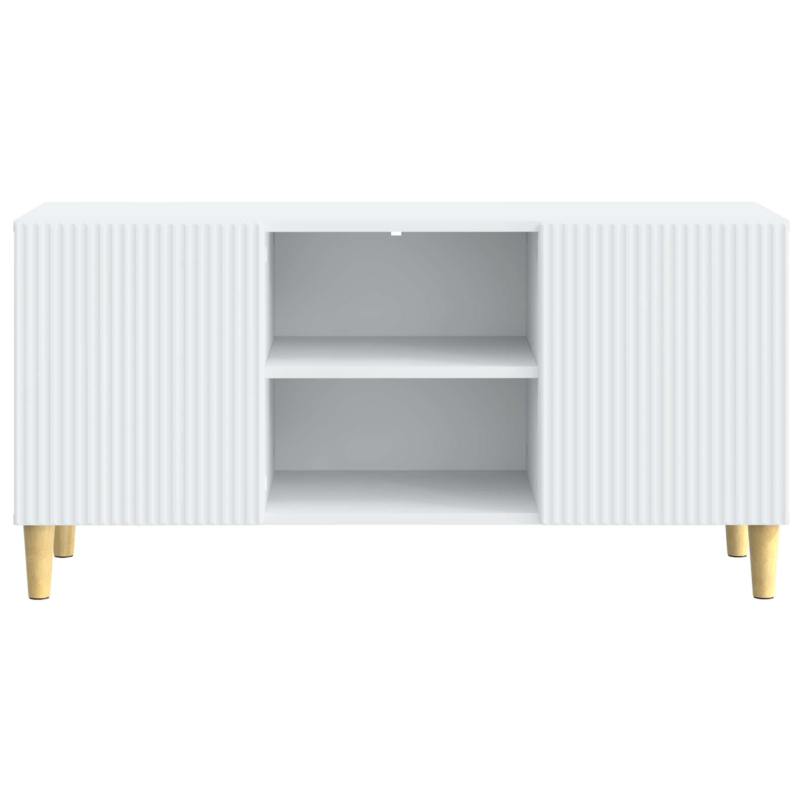 vidaXL TV-kast Zwart 102 x 34,5 x 50 cm Bewerkt hout