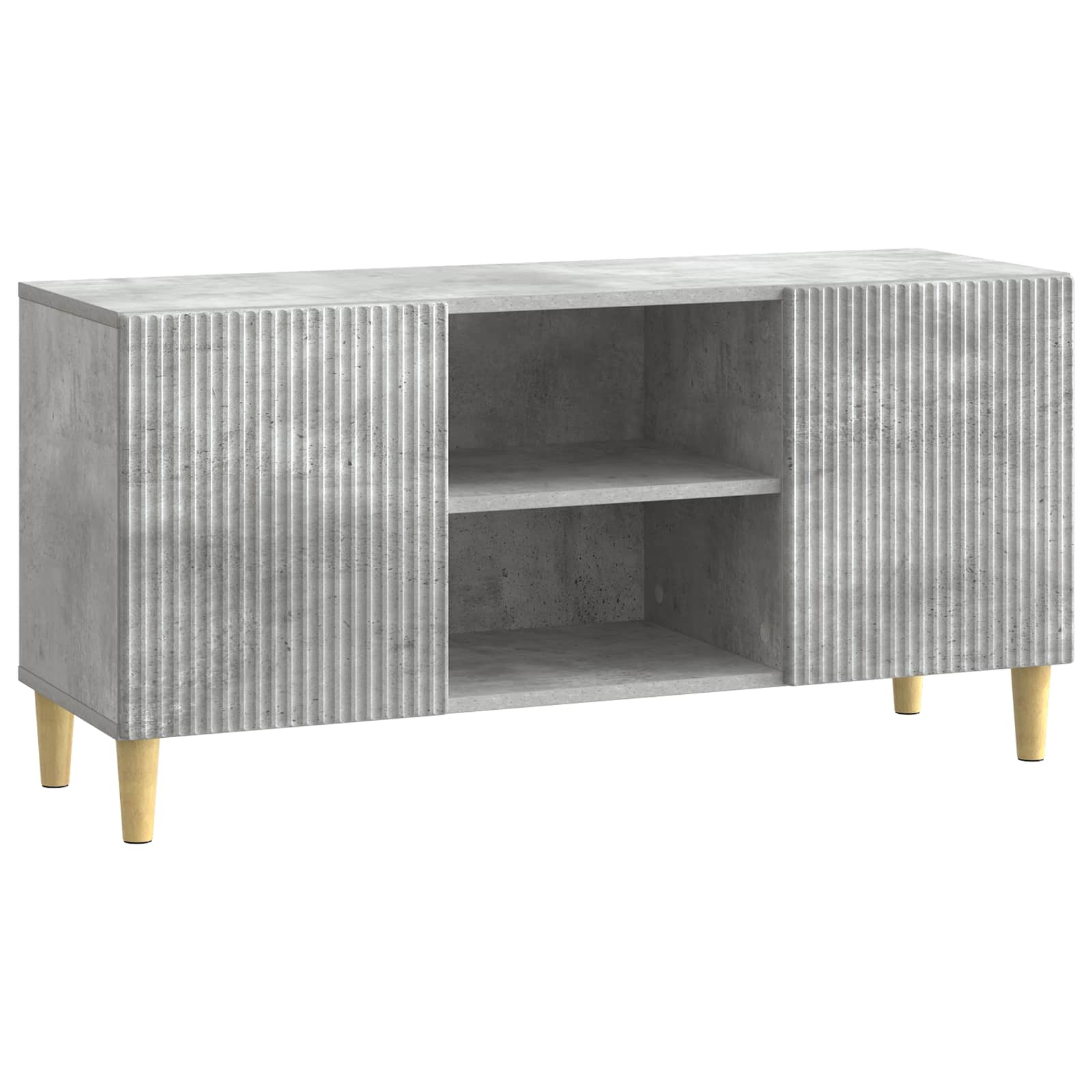 vidaXL TV-kast Zwart 102 x 34,5 x 50 cm Bewerkt hout