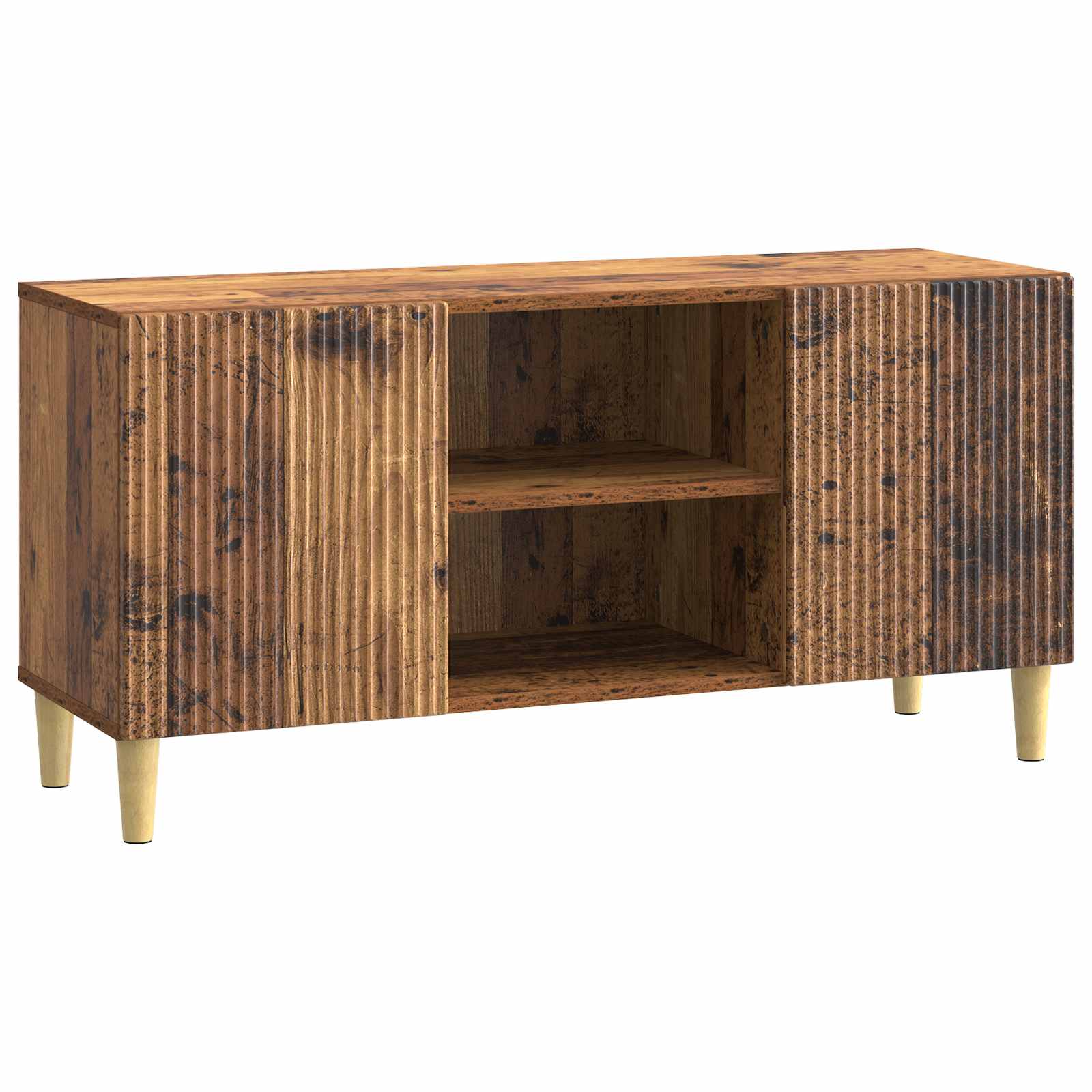 vidaXL TV-kast Zwart 102 x 34,5 x 50 cm Bewerkt hout