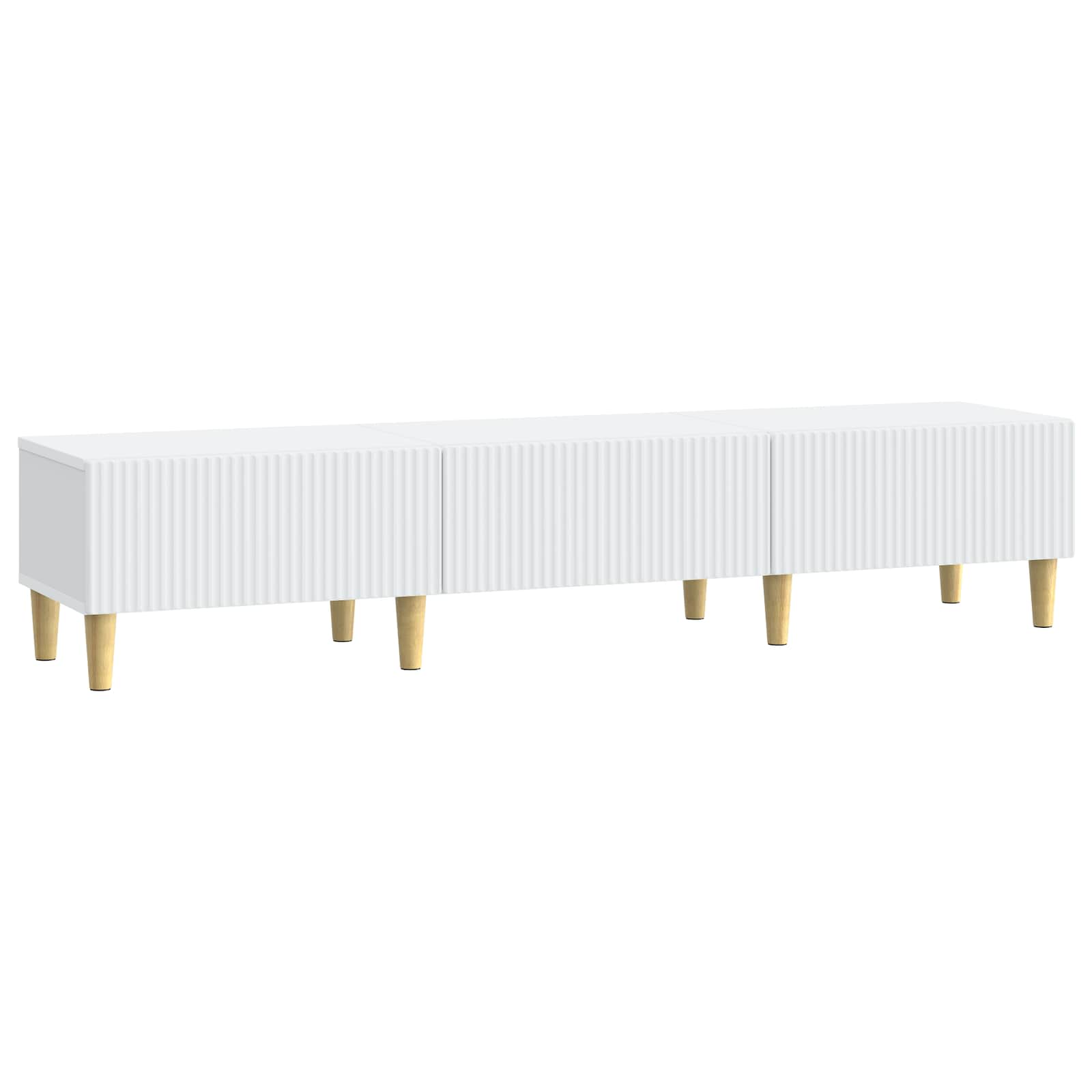 vidaXL TV-kast met lade Zwart 147 x 34,5 x 30 cm Bewerkt hout