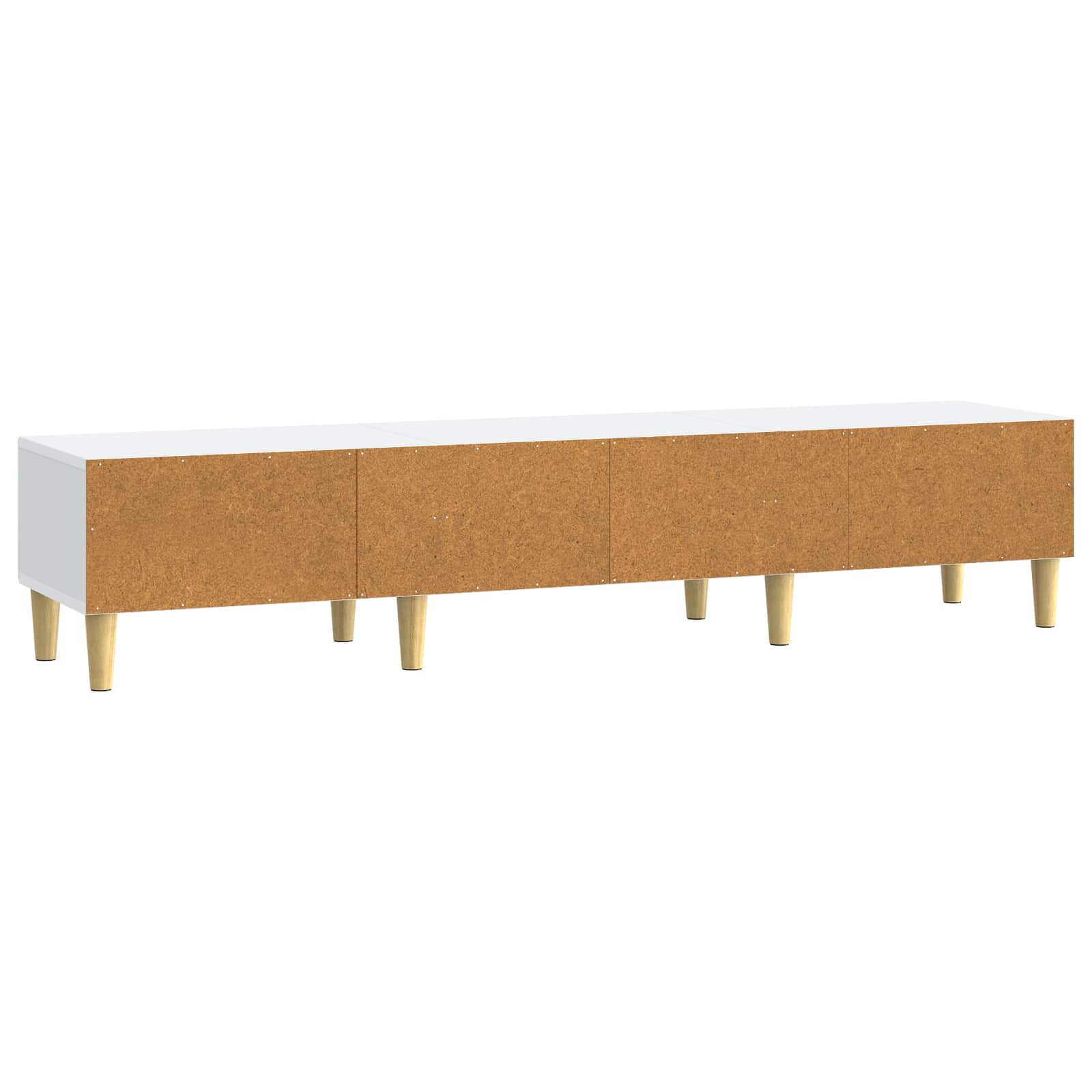 vidaXL TV-kast met lade Zwart 147 x 34,5 x 30 cm Bewerkt hout