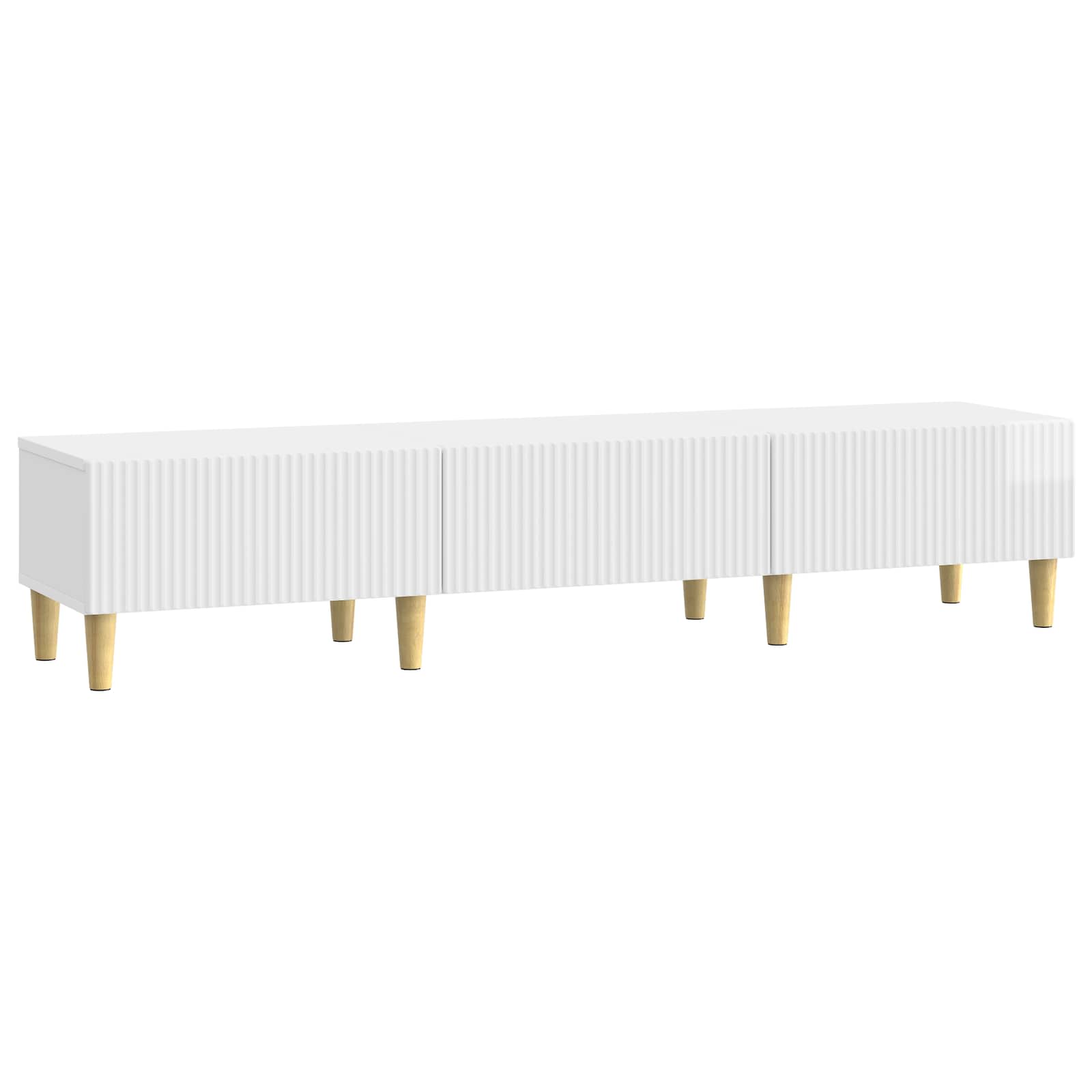 vidaXL TV-kast met lade Zwart 147 x 34,5 x 30 cm Bewerkt hout