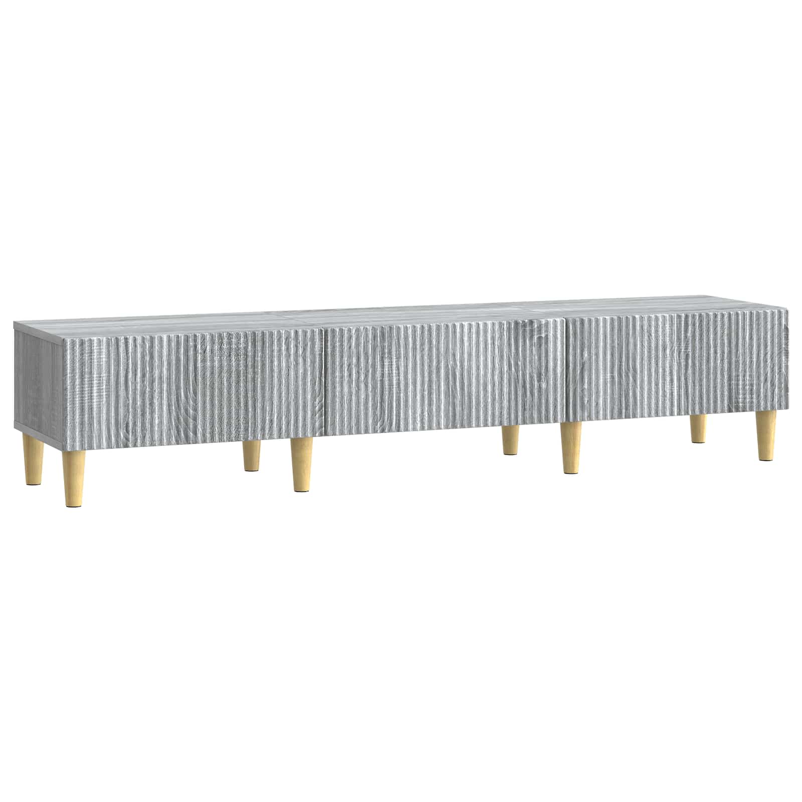 vidaXL TV-kast met lade Zwart 147 x 34,5 x 30 cm Bewerkt hout