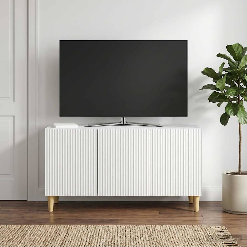 vidaXL TV-kast Zwart 99 x 34,5 x 50 cm Bewerkt hout