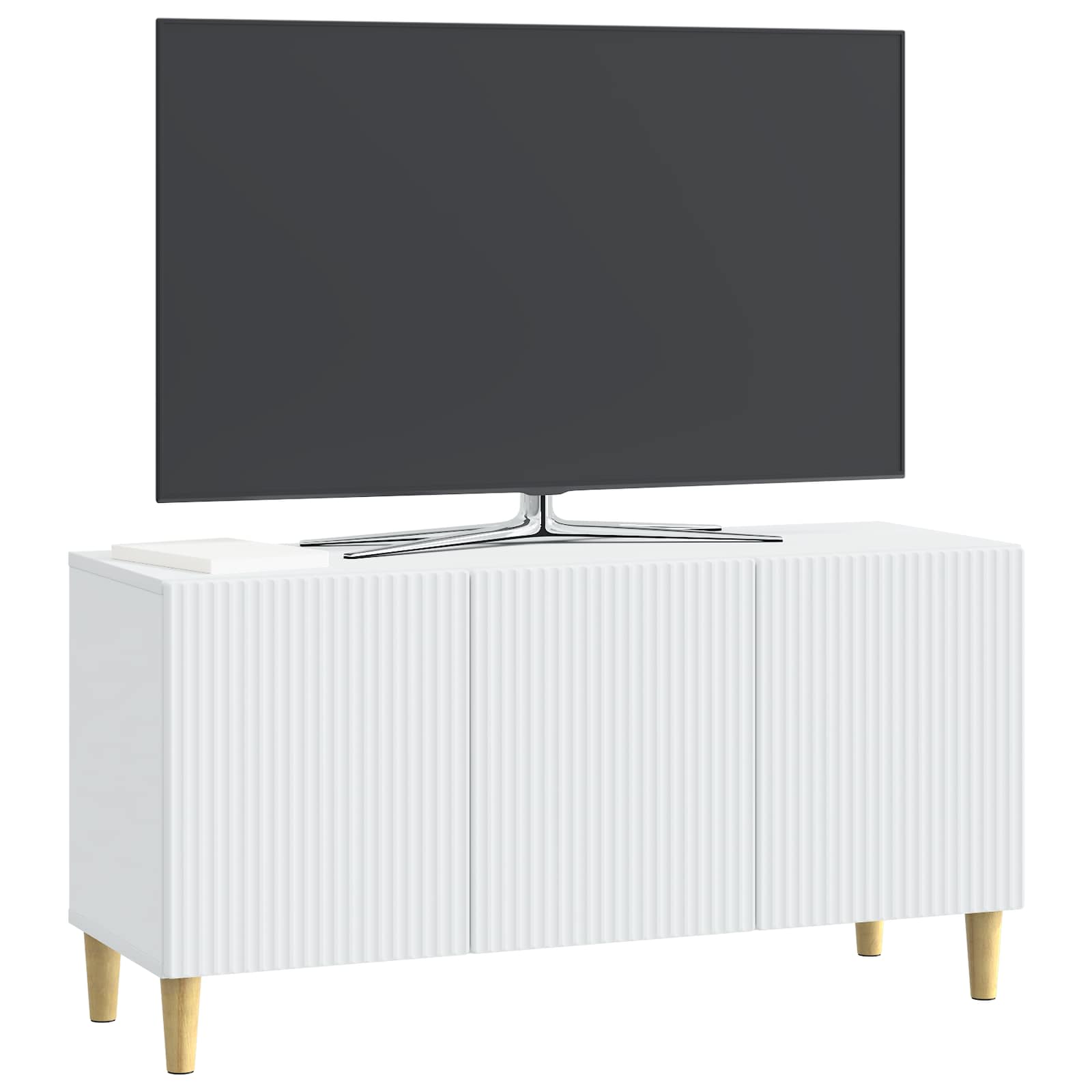 vidaXL TV-kast Zwart 99 x 34,5 x 50 cm Bewerkt hout
