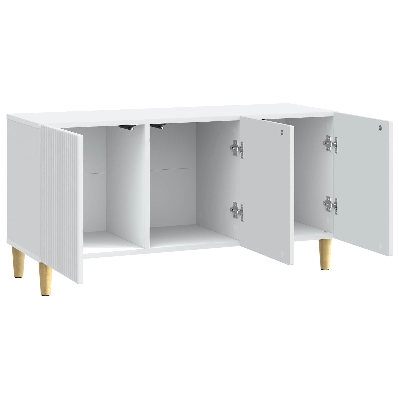 vidaXL TV-kast Zwart 99 x 34,5 x 50 cm Bewerkt hout