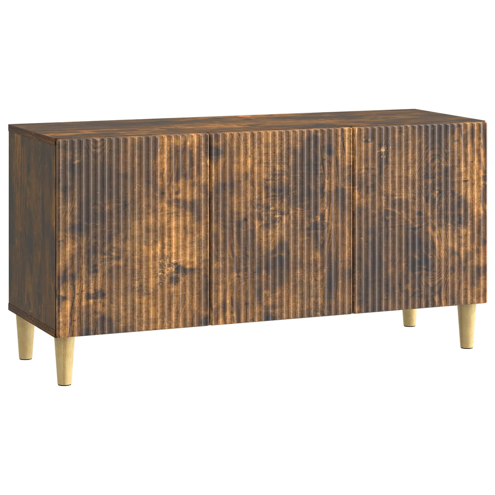 vidaXL TV-kast Zwart 99 x 34,5 x 50 cm Bewerkt hout
