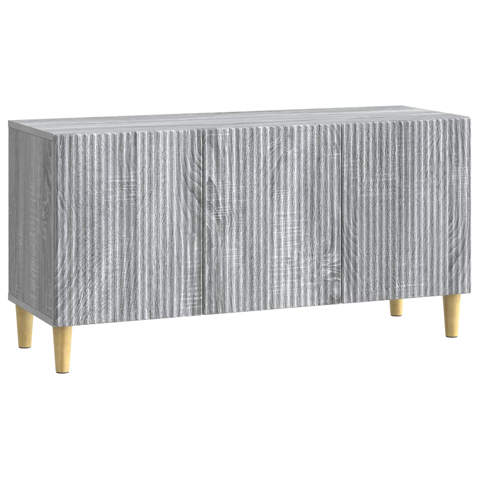 vidaXL TV-kast Zwart 99 x 34,5 x 50 cm Bewerkt hout