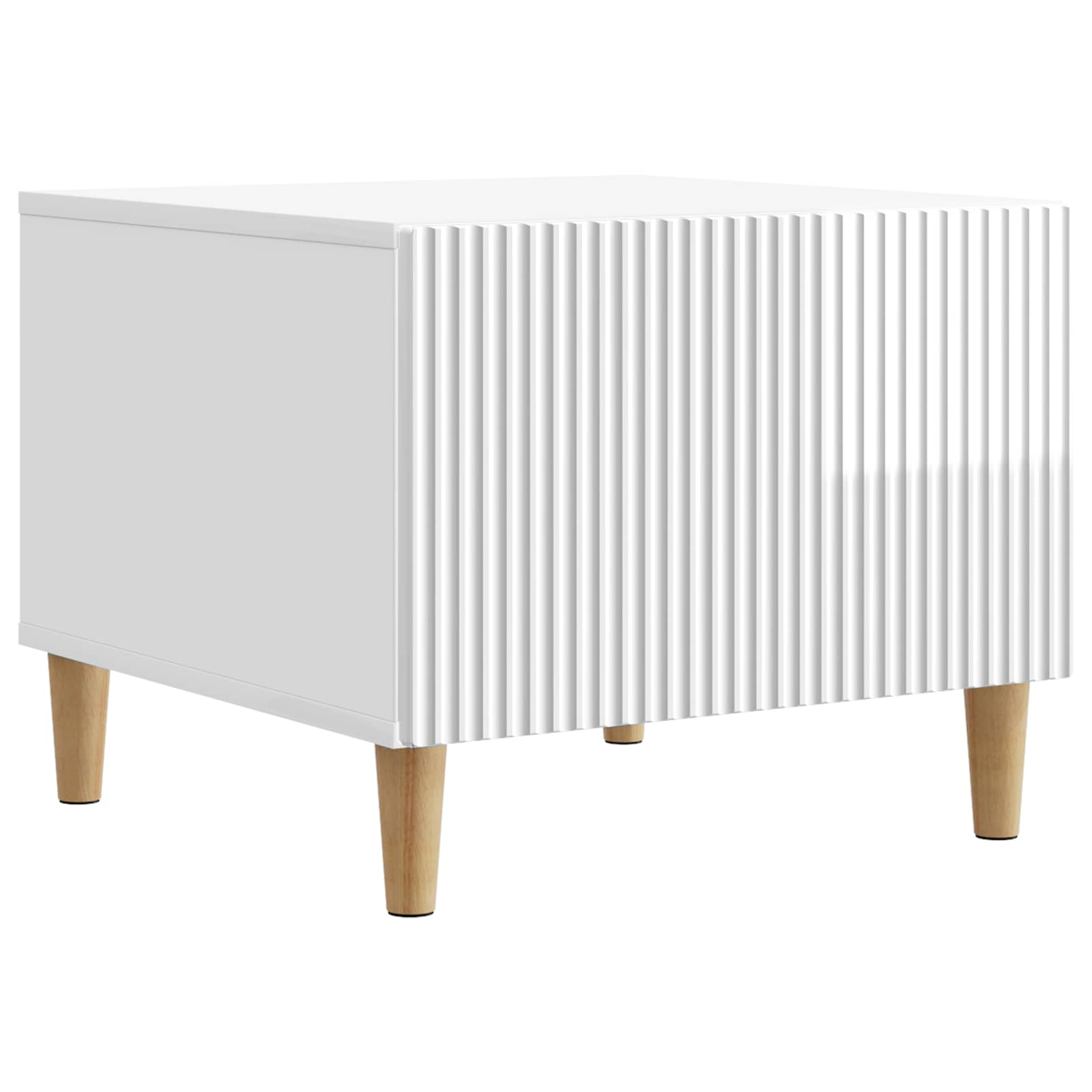 vidaXL Salontafel met lade Zwart 49 x 50 x 40 cm Bewerkt hout