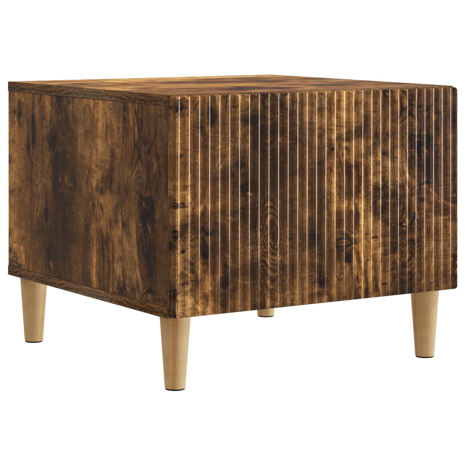 vidaXL Salontafel met lade Zwart 49 x 50 x 40 cm Bewerkt hout
