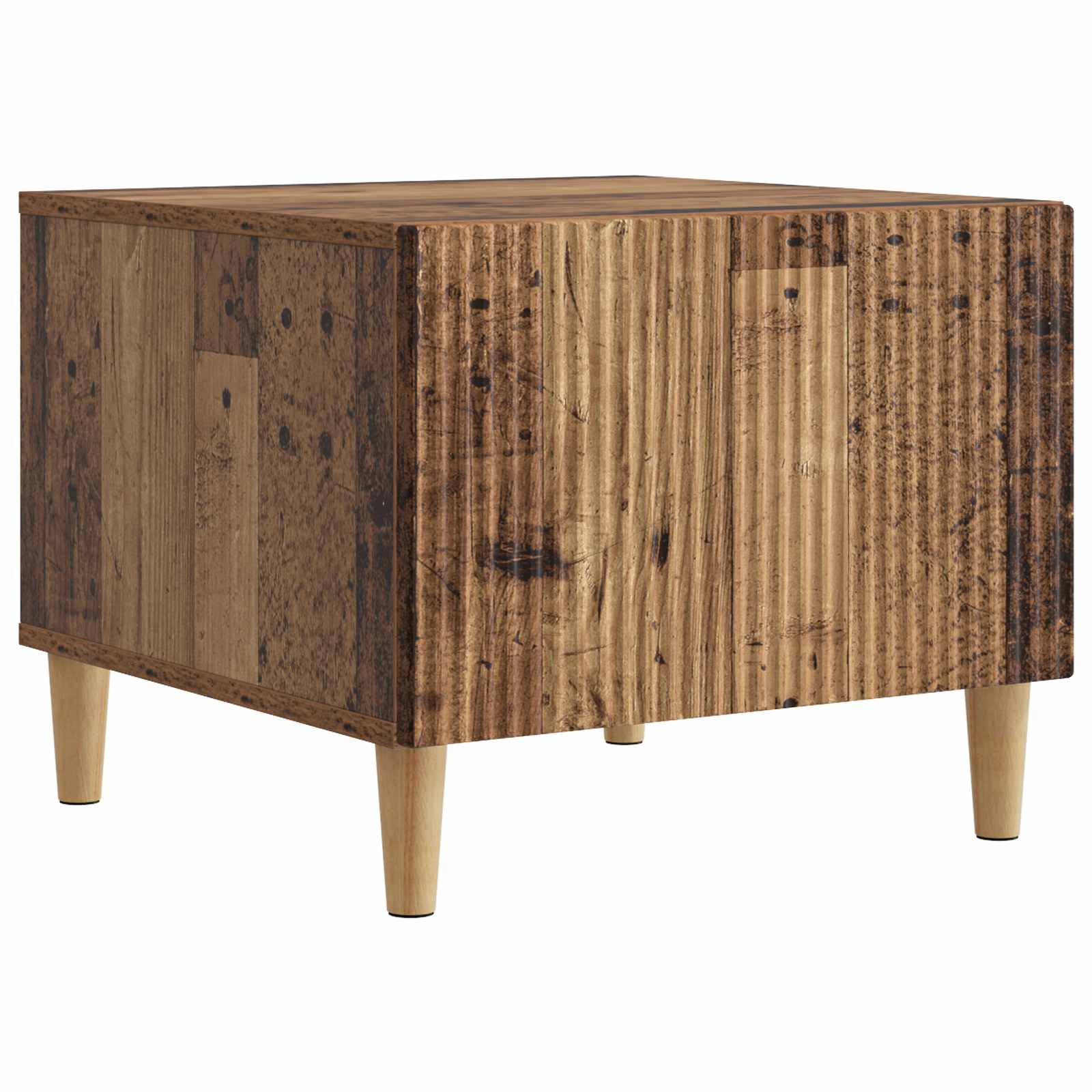 vidaXL Salontafel met lade Zwart 49 x 50 x 40 cm Bewerkt hout