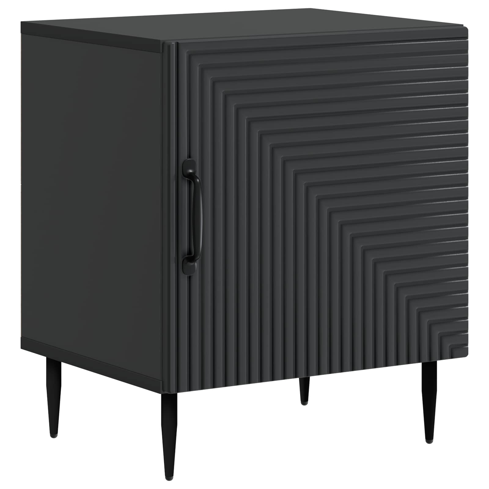 vidaXL Nachtkastje 2 pcs Wit 43 x 34,5 x 50 cm Bewerkt hout