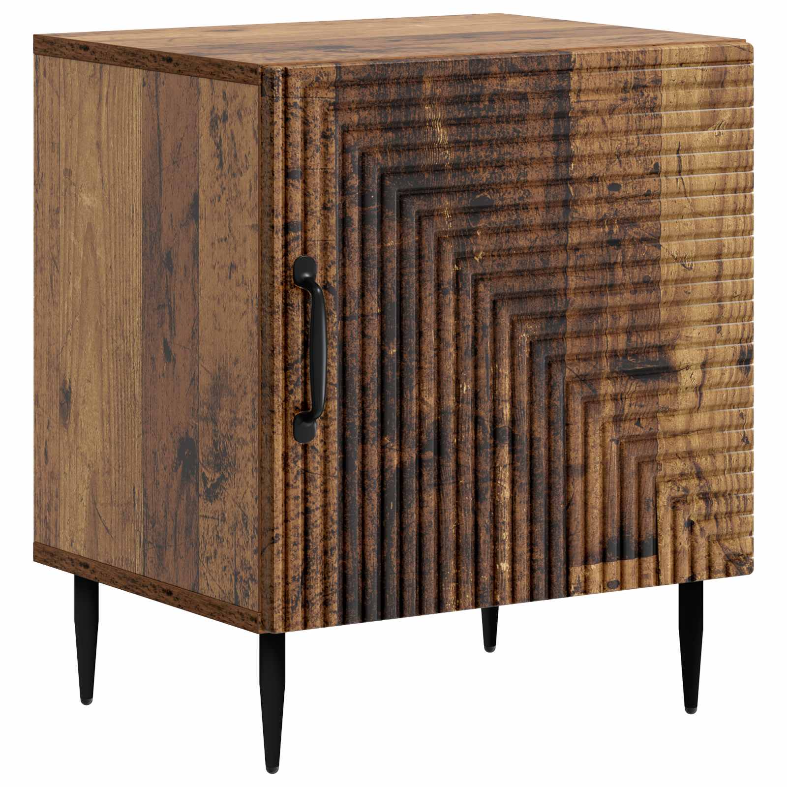 vidaXL Nachtkastje 2 pcs Wit 43 x 34,5 x 50 cm Bewerkt hout