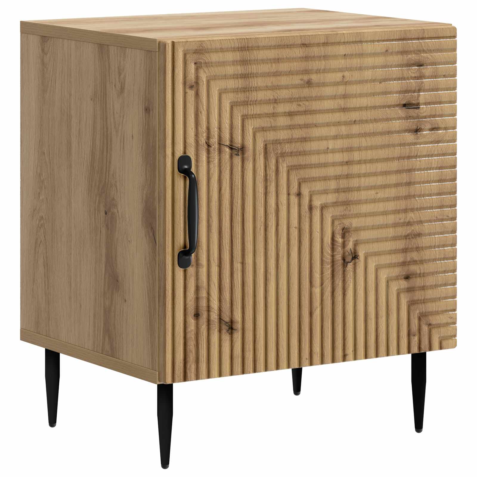 vidaXL Nachtkastje 2 pcs Wit 43 x 34,5 x 50 cm Bewerkt hout