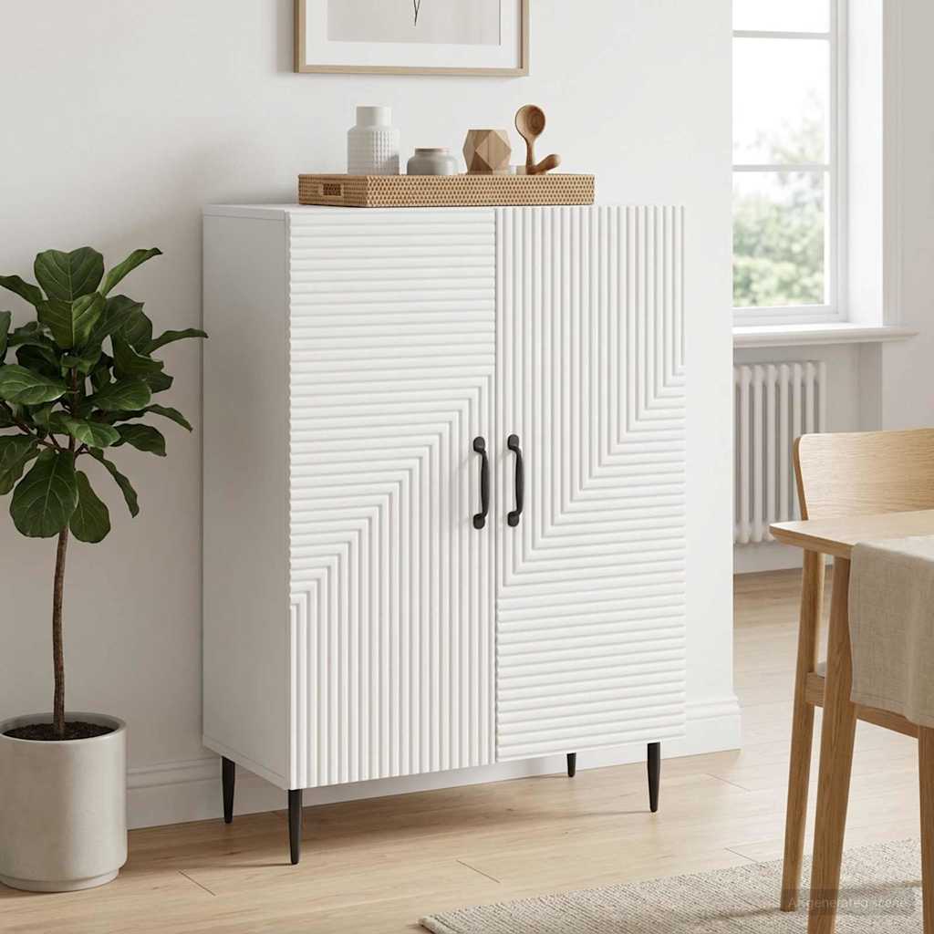 vidaXL Dressoir Zwart 66 x 34,5 x 89,5 cm Bewerkt hout