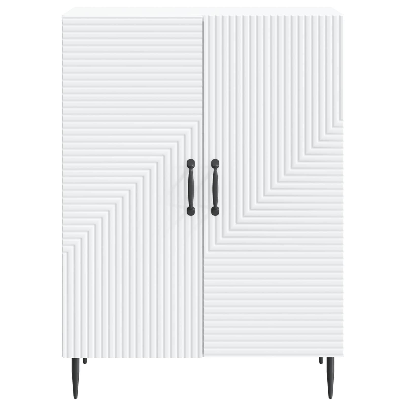 vidaXL Dressoir Zwart 66 x 34,5 x 89,5 cm Bewerkt hout