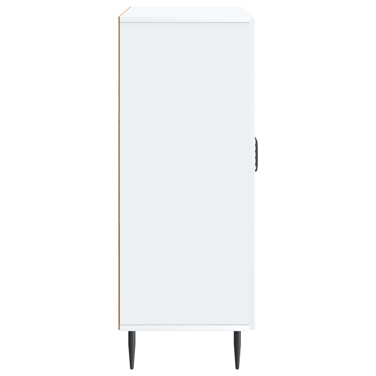 vidaXL Dressoir Zwart 66 x 34,5 x 89,5 cm Bewerkt hout