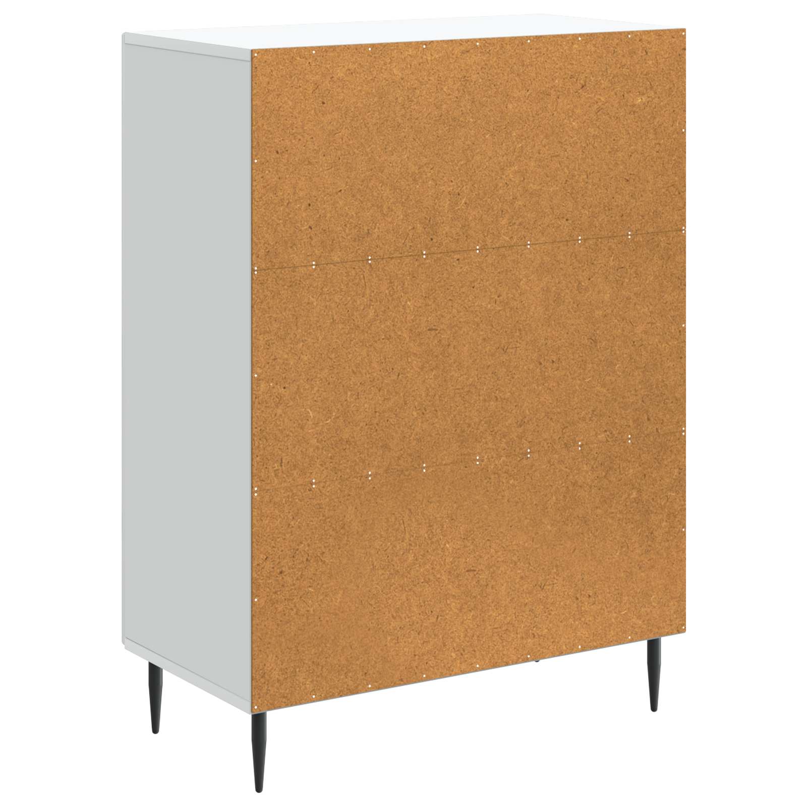 vidaXL Dressoir Zwart 66 x 34,5 x 89,5 cm Bewerkt hout