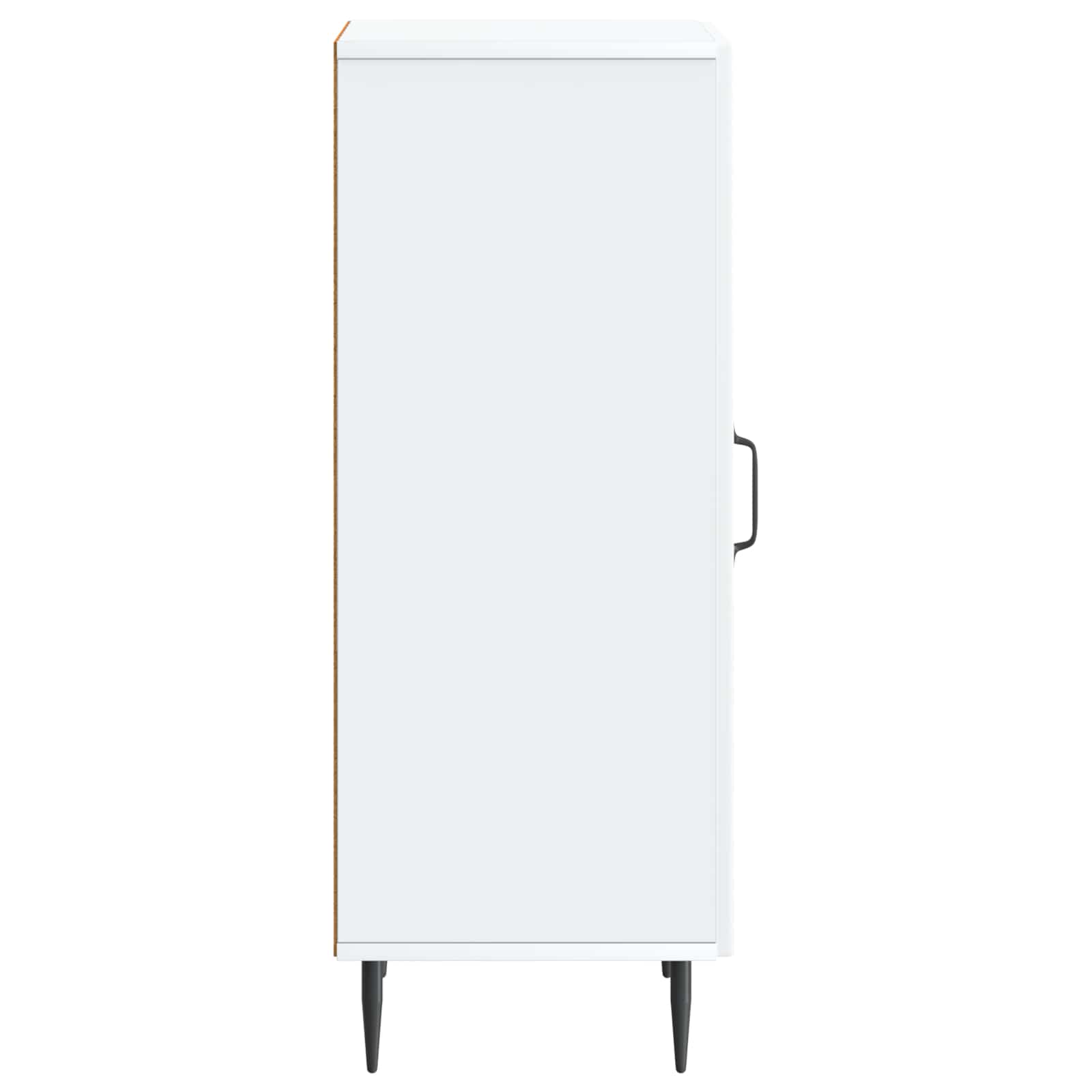 vidaXL Dressoir Zwart 33 x 34,5 x 89,5 cm Bewerkt hout