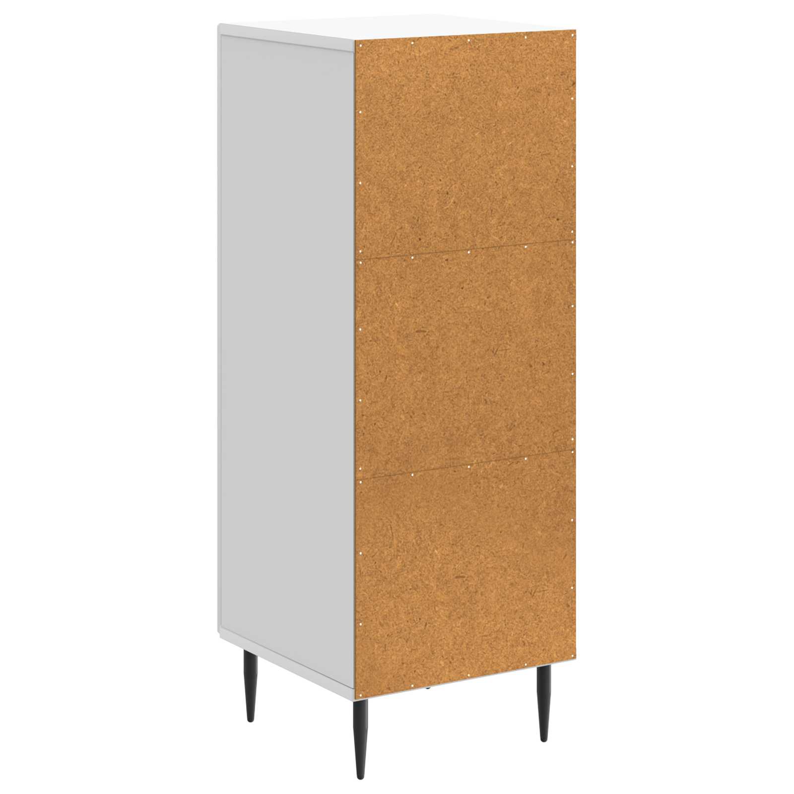 vidaXL Dressoir Zwart 33 x 34,5 x 89,5 cm Bewerkt hout