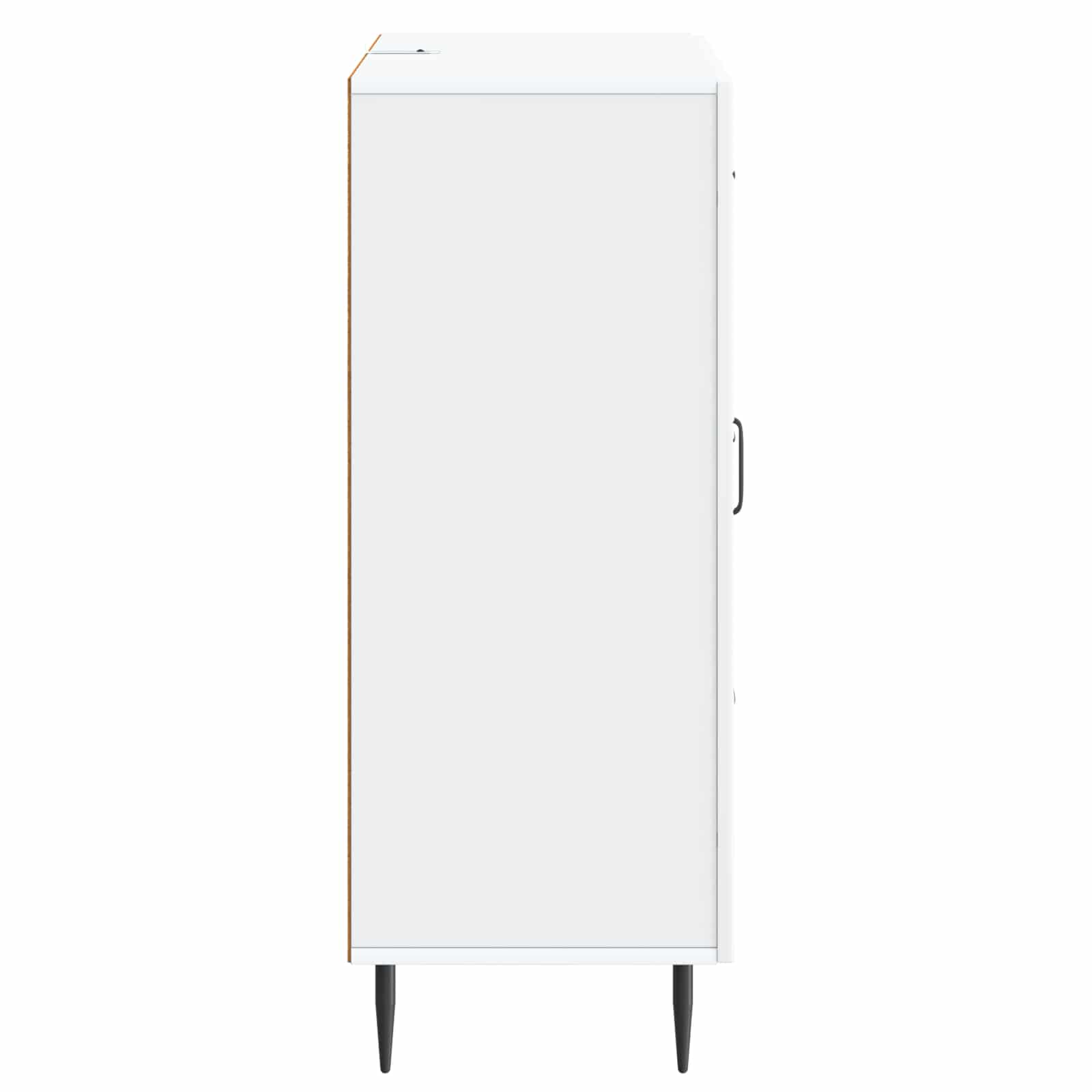 vidaXL Dressoir met lade Zwart 66 x 34,5 x 89,5 cm Bewerkt hout
