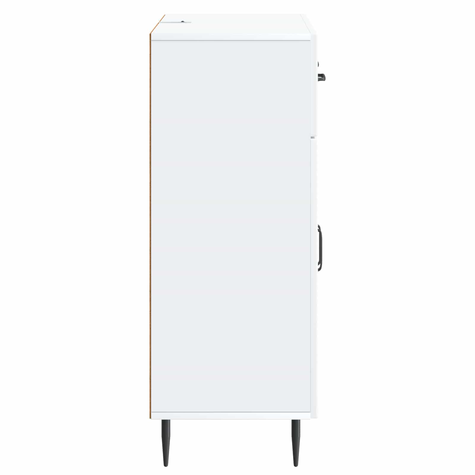 vidaXL Dressoir met lade Zwart 66 x 34,5 x 89,5 cm Bewerkt hout