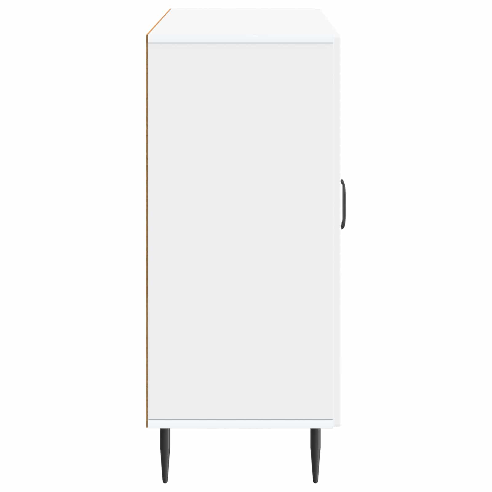 vidaXL Dressoir Zwart 89 x 34,5 x 80 cm Bewerkt hout