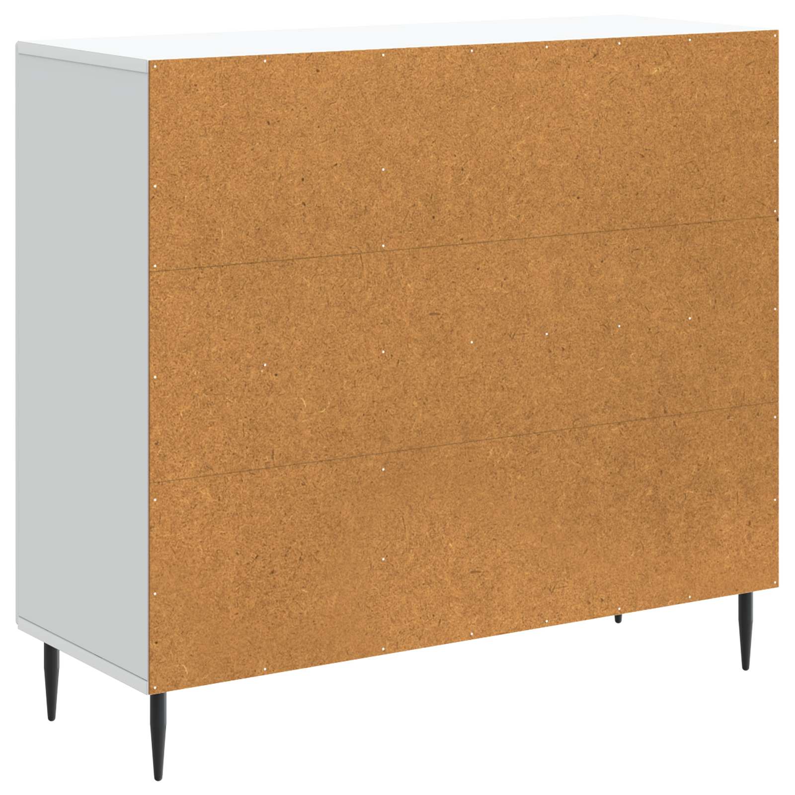 vidaXL Dressoir Zwart 89 x 34,5 x 80 cm Bewerkt hout