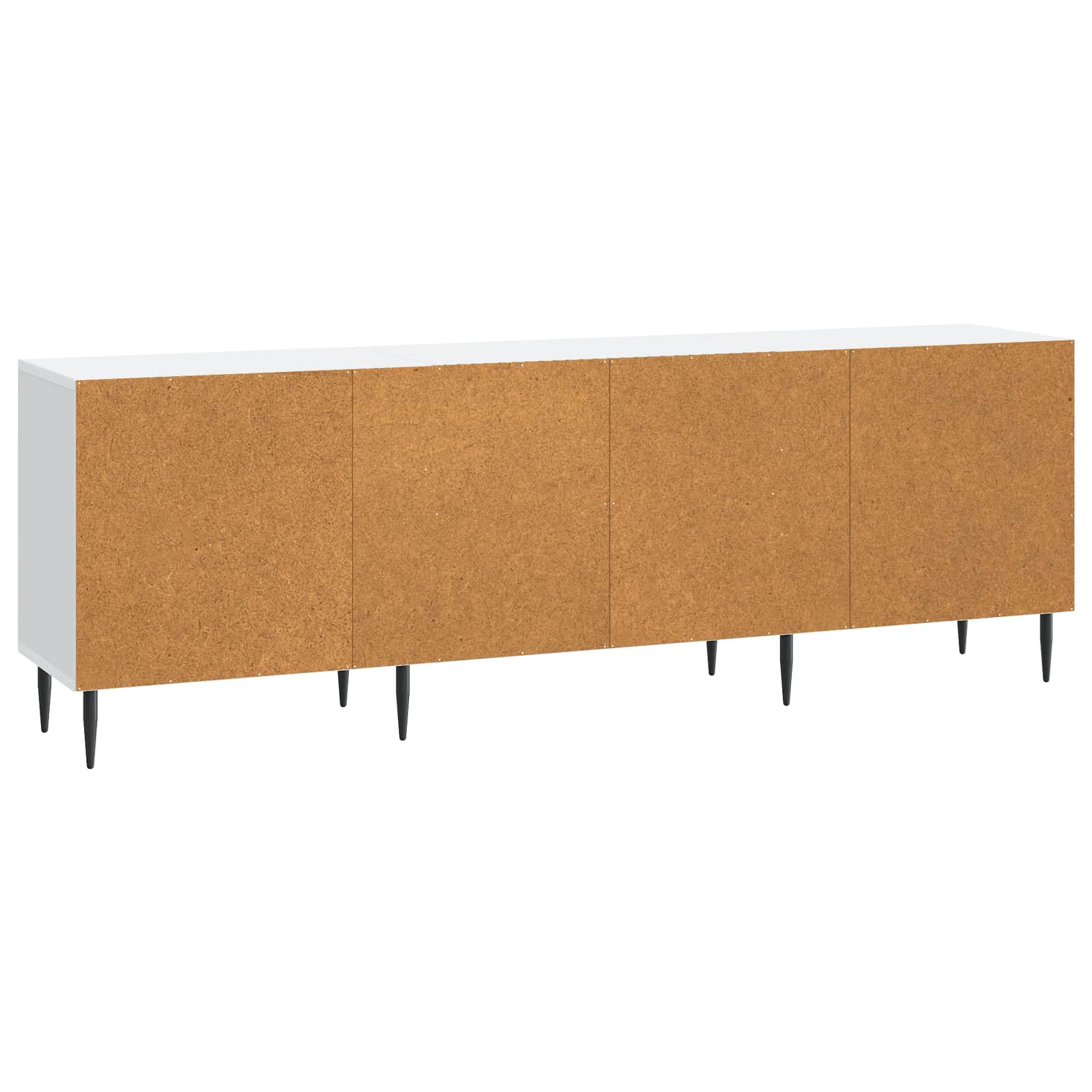 vidaXL TV-kast Wit 150 x 31 x 50 cm Bewerkt hout
